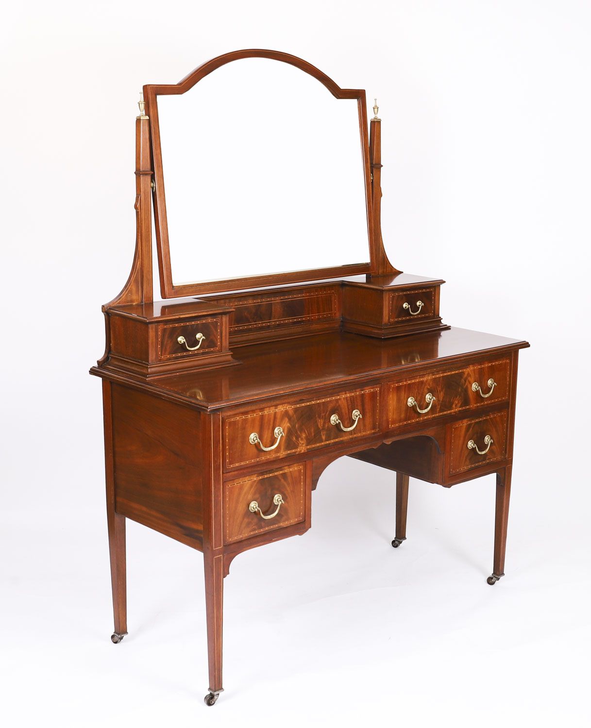 Edwardian Mahogany Dressing Table Circa 1900 photo furniture