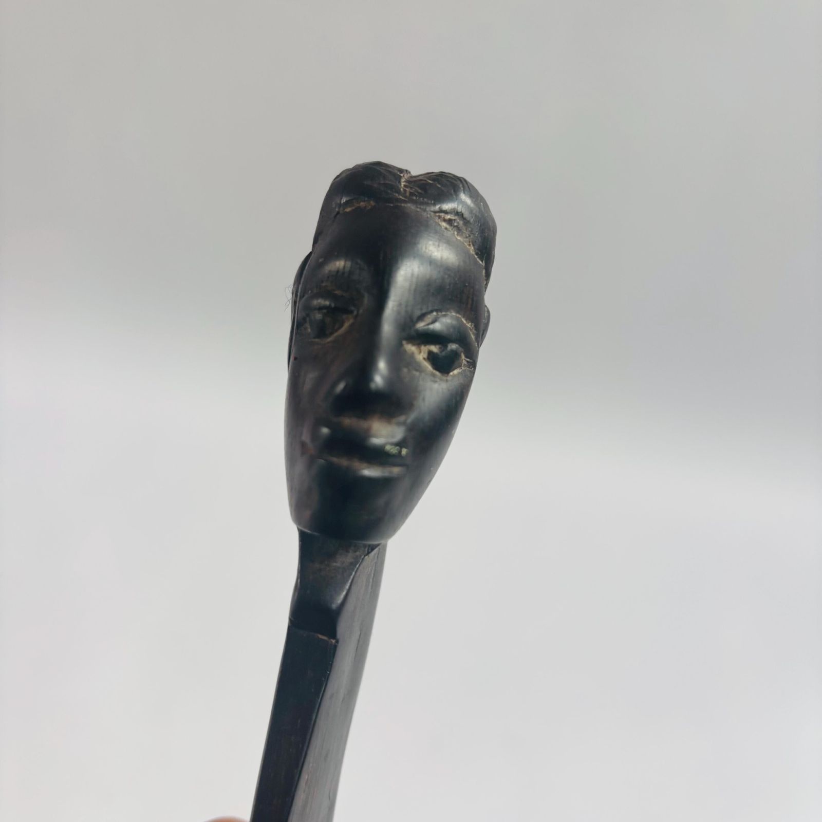 Mid Century Ebony Letter Opener: African Tribal Art, Interior Decor photo vinterior