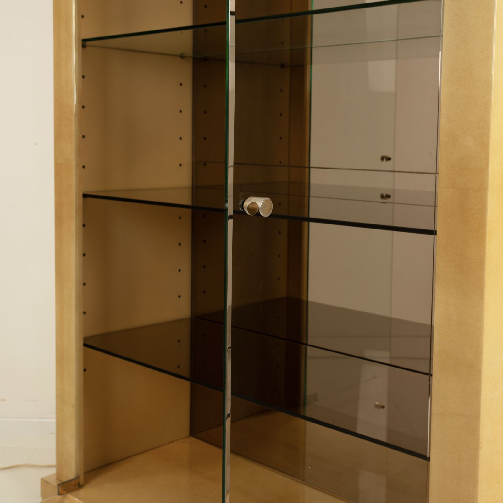 Furniture Parchment Cabinet By Aldo Tura For Tura Milano photo