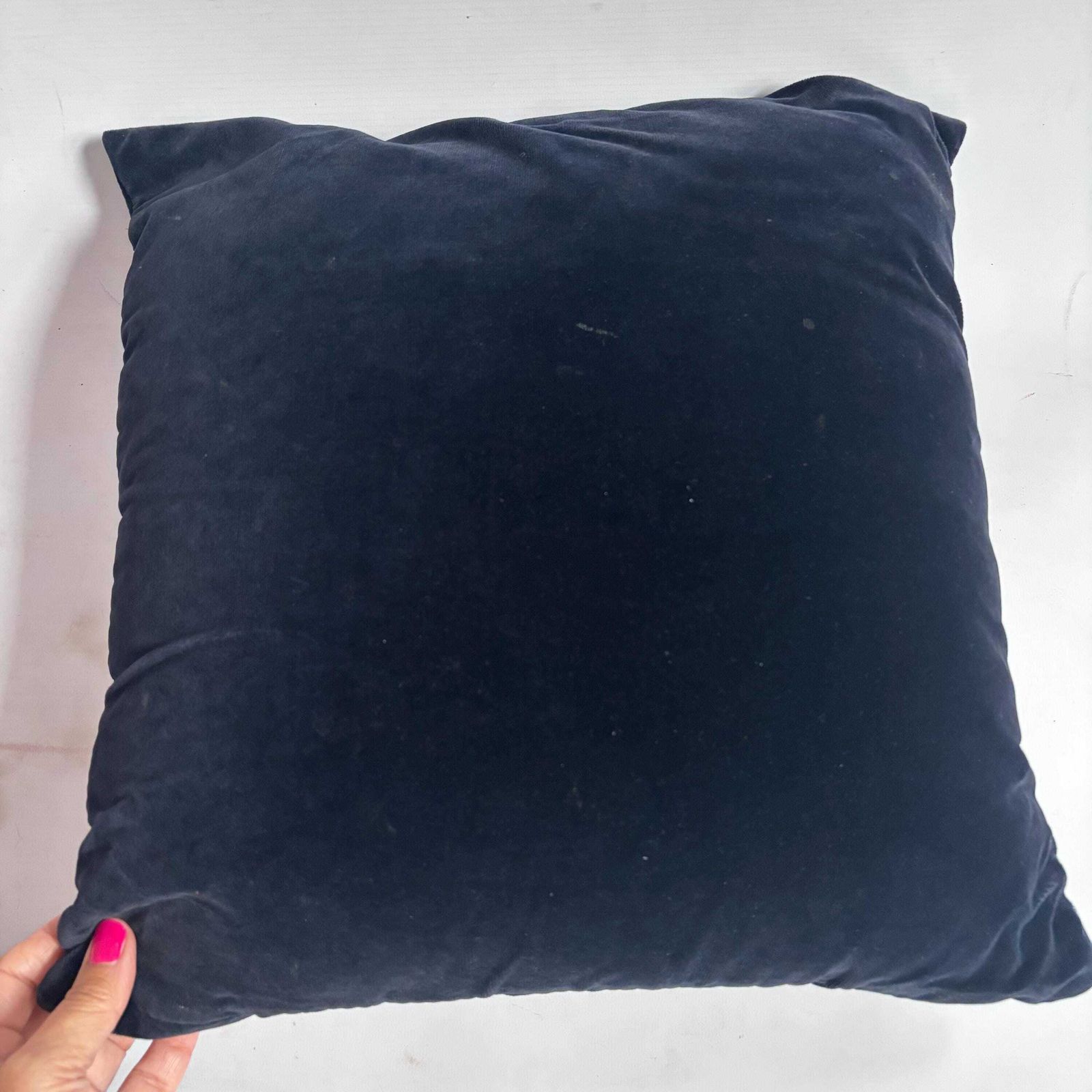 photo furniture Handmade Folk Cushion Vintage Victorian 1920s Velvet And Tapestry Cottage Scene
