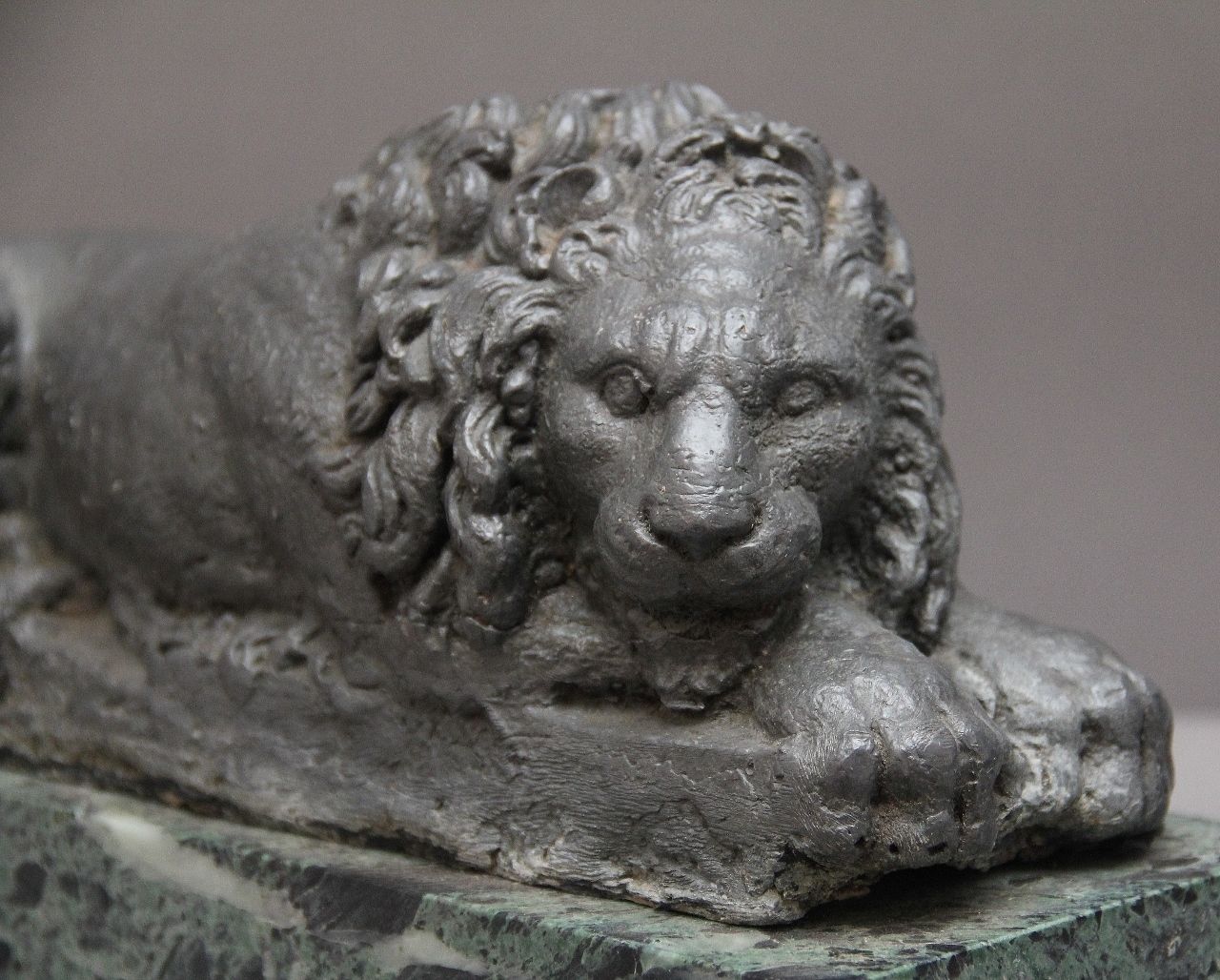 Pair Early 20th Century Grand Tour Models Of The Canova Lions photo vintage