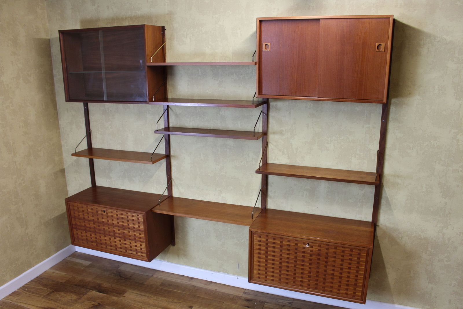 Poul Cadovius Cado Teak Royal Wall System 1960’s photo for sale