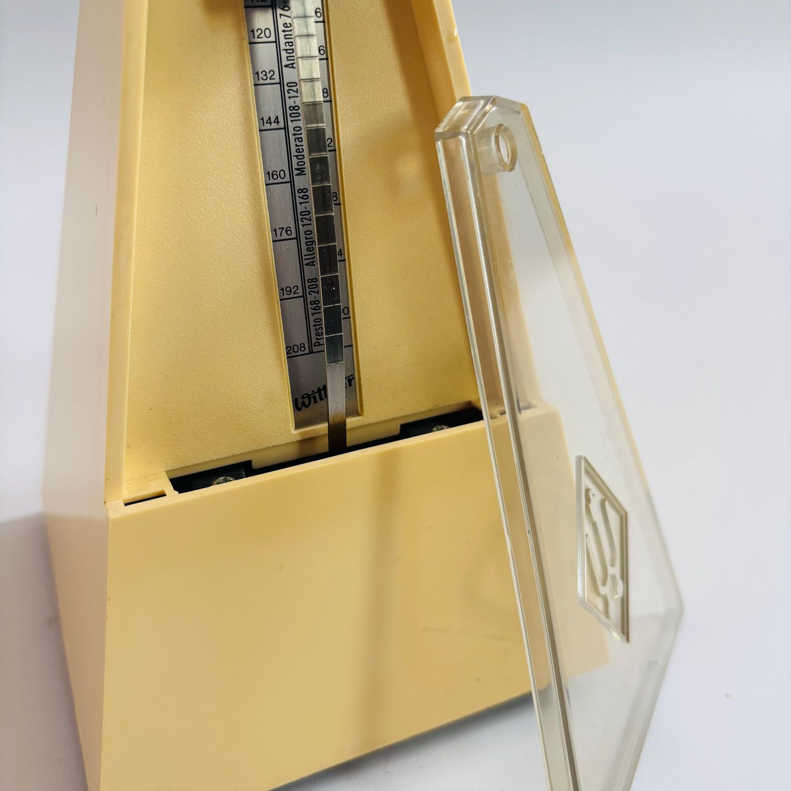 photo for sale Vintage Wittner Metronome: Cream German Music Aid With Bell.