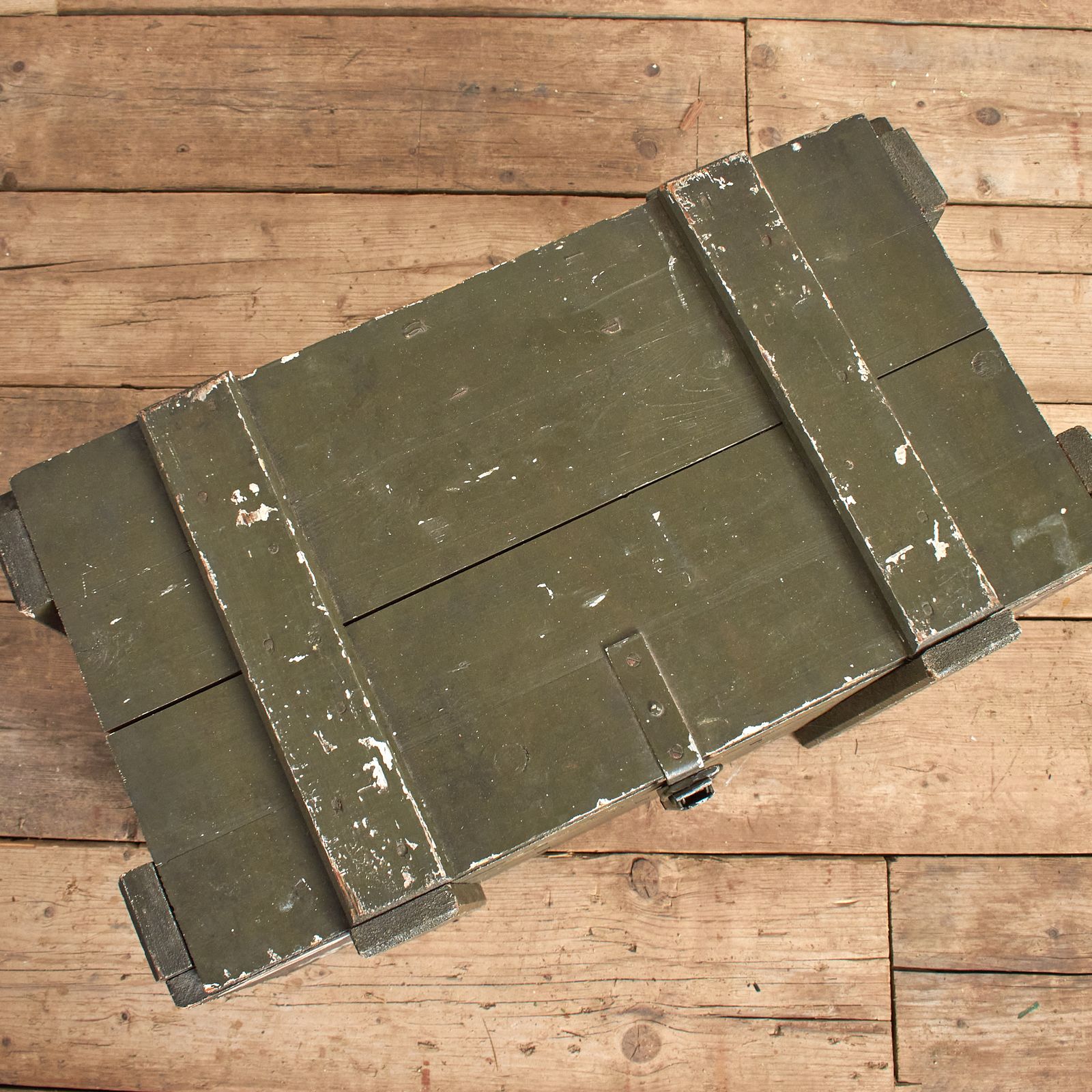 Ww2 Belgium Wooden Military Medical Storage Chest photo 238.0