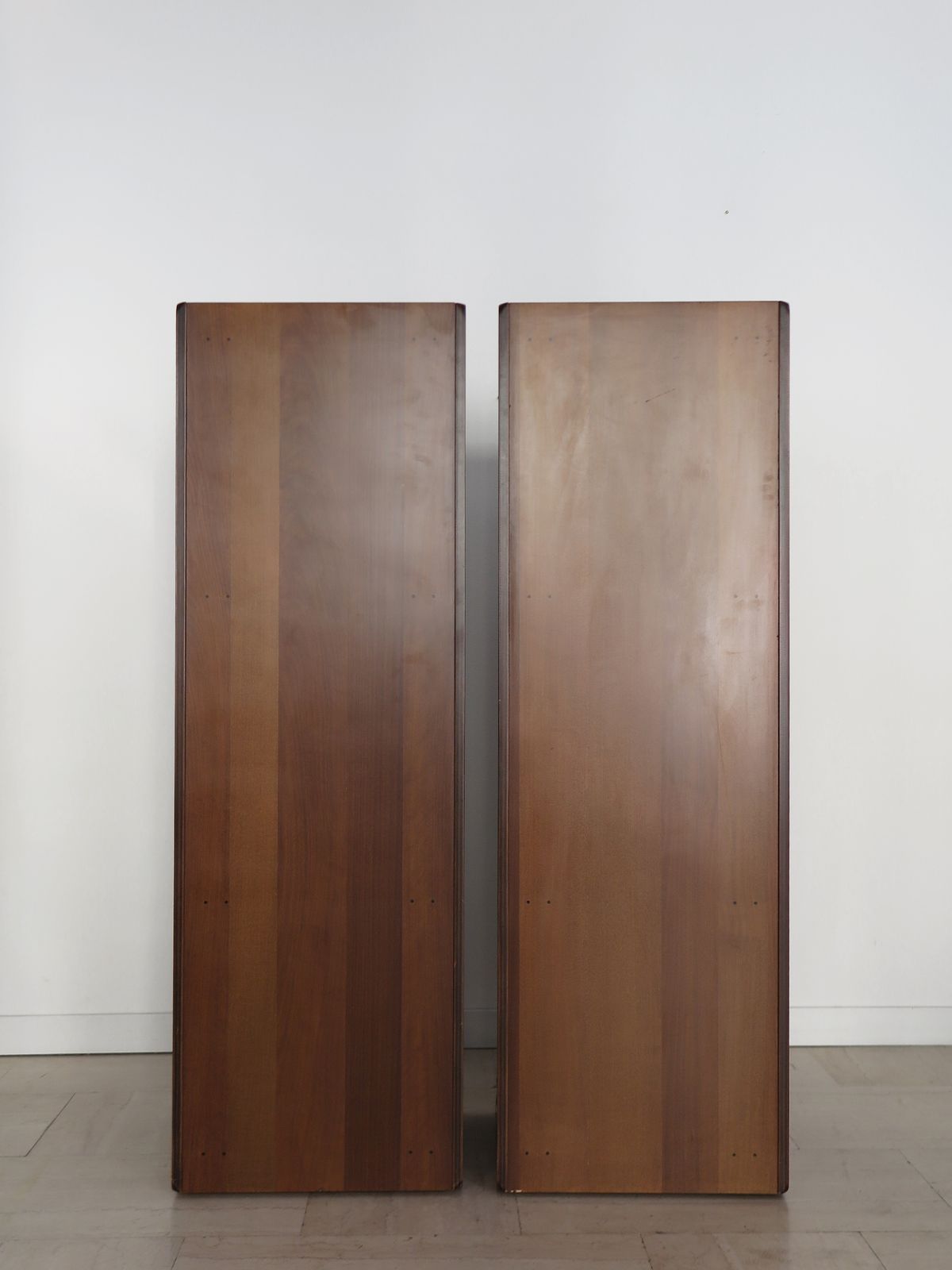 Afra & Tobia Scarpa For Maxalto Wood And Leather Storage "Artona "Serie, Italy 1970s photo buy