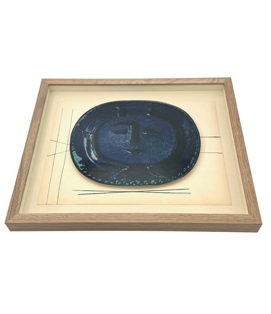 1225.0 A Framed Lithographic Plate From The 1948 Swedish, Limited Edition Portfolio Of Only 200  “Ceramiques De Picasso” photo