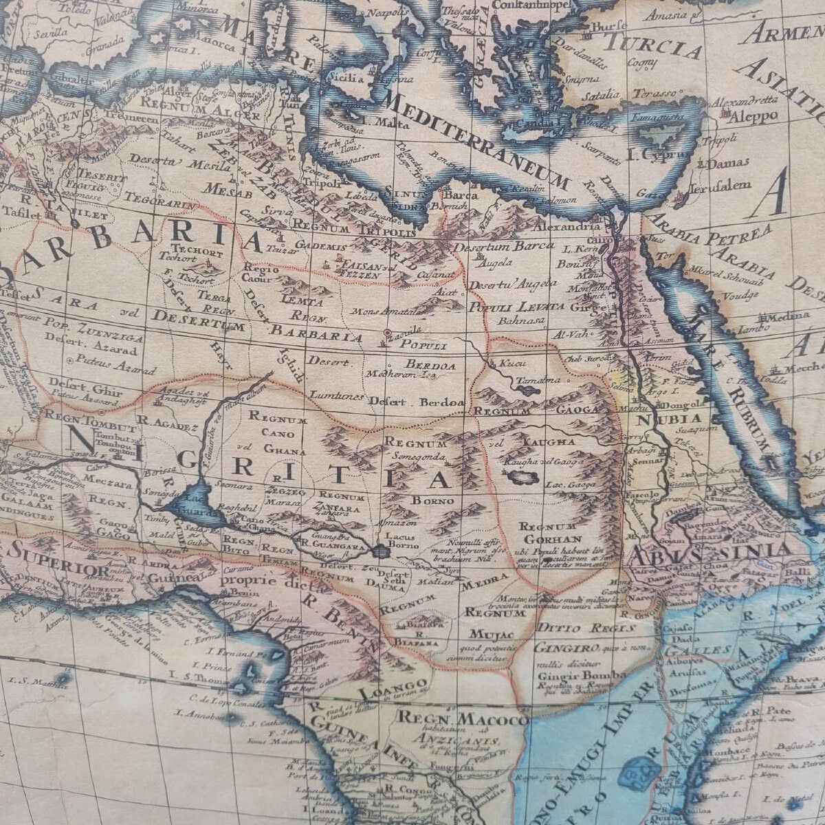 Art G De L'isle  Ieremiah Wolff  6 Engravings On The Continents, 18th Century photo