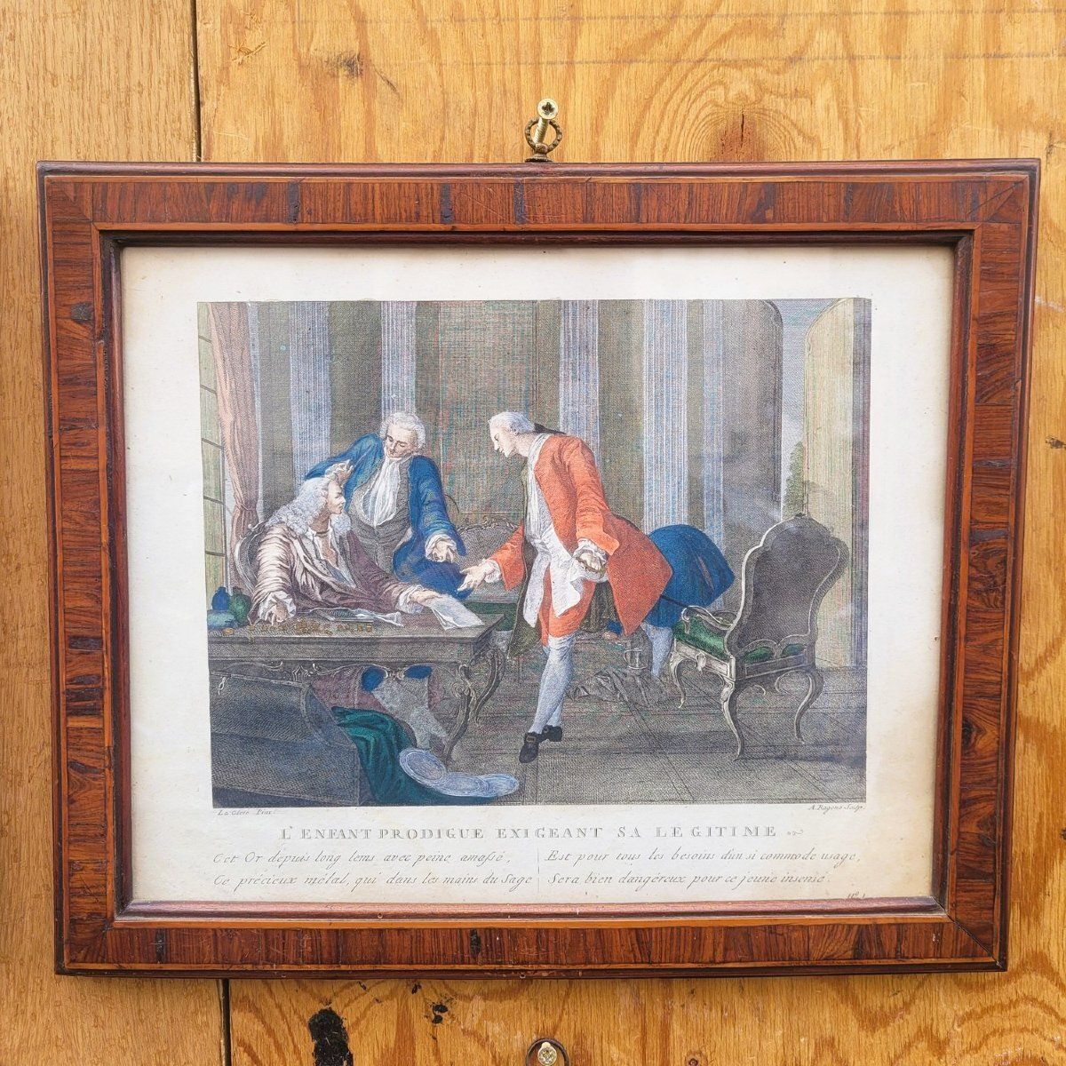 The Prodigal Son, A Series Of 6 Framed Engravings, 19th Century photo for sale