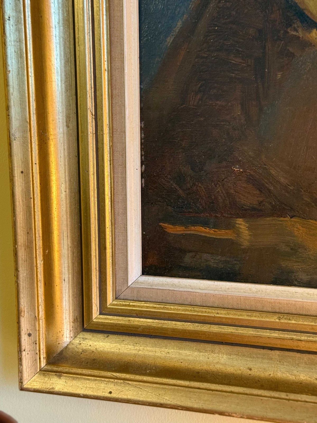 Antique Danish Still Life Oil Painting By Mogens Vantore photo vintage
