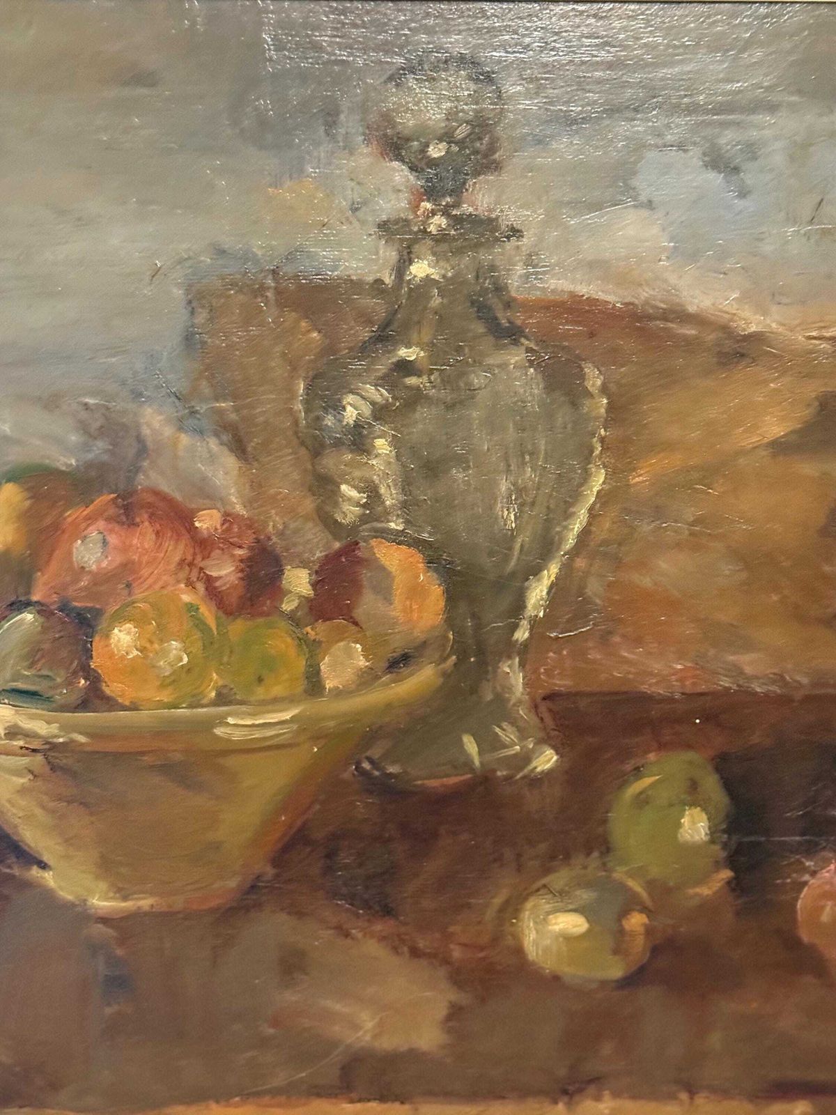 Art Antique Danish Still Life Oil Painting By Mogens Vantore photo