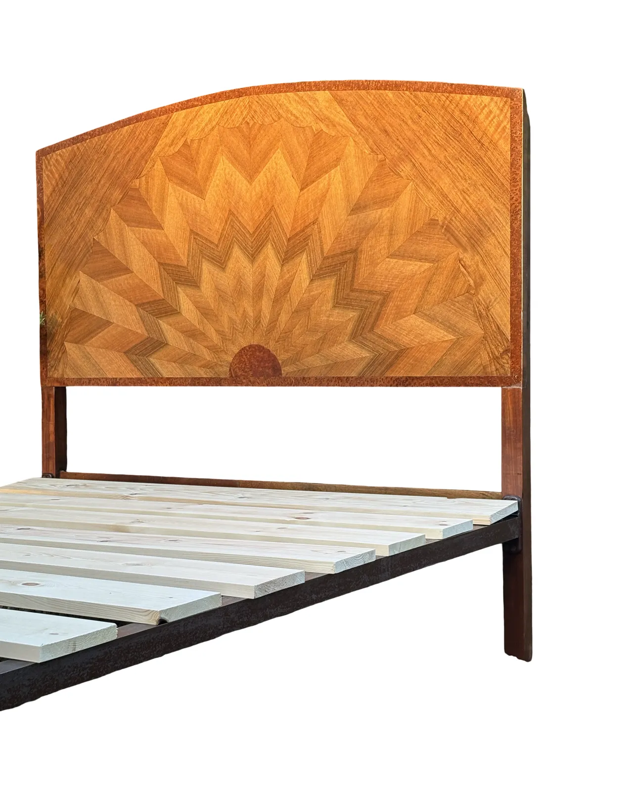 Art Deco Starburst Double Bed, 1930s photo buy