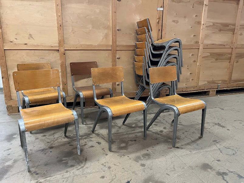 Esavian Children’s Stacking School Chair By James Leonard, 1950s Height 40cm photo 114.0