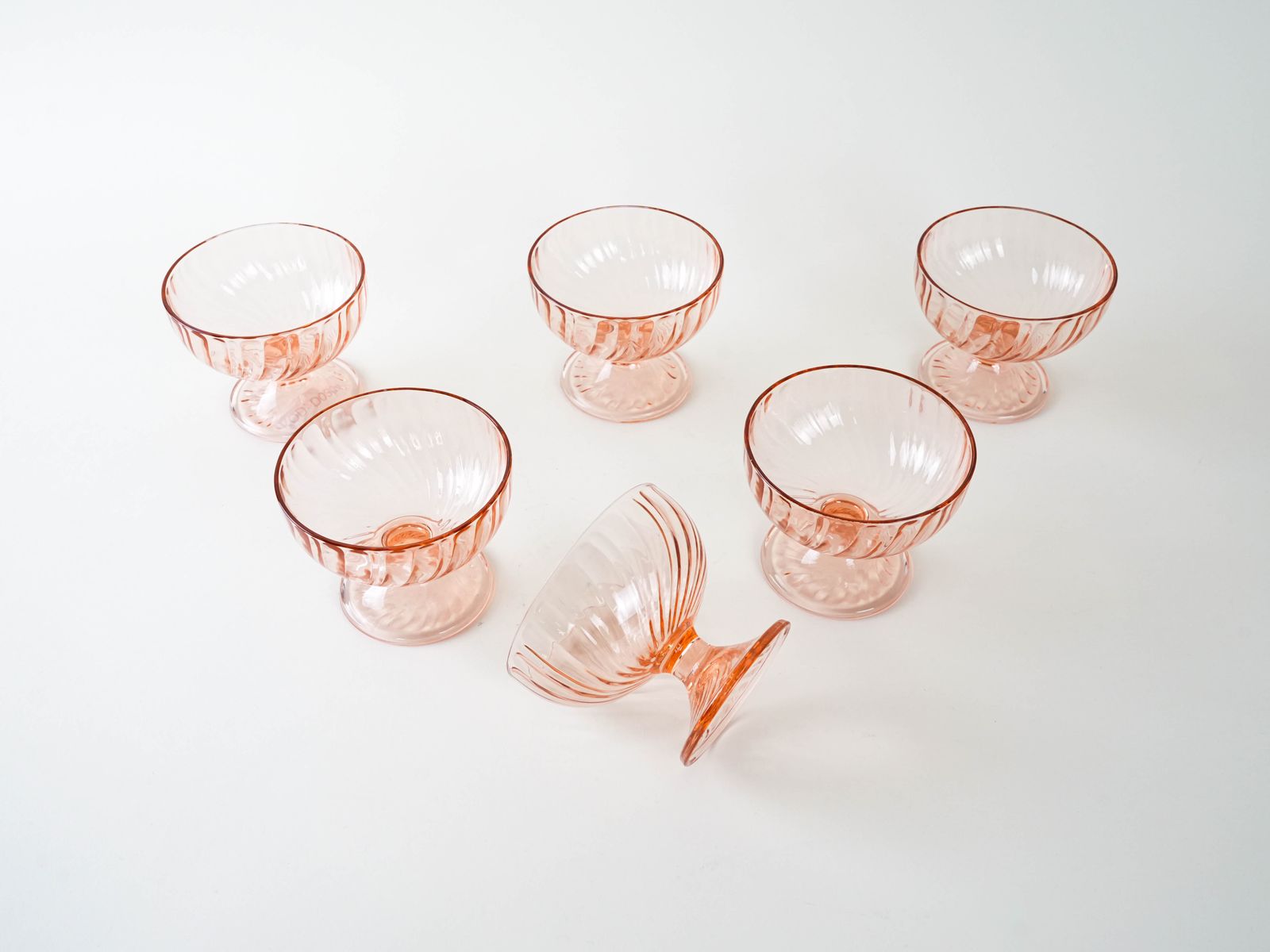 Set Of Dessert Bowls, Italian Design, 1970s, Production: Italy photo buy