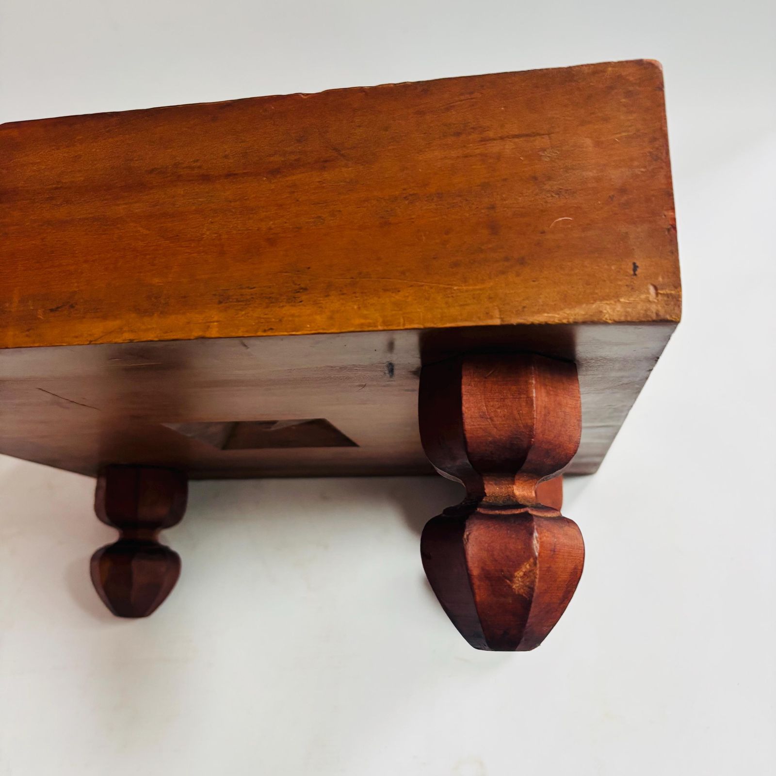 Furniture Antique Kaya Or Zelkova Wood Shogi Go Table: 100 Year Old Wood Japanese Board photo
