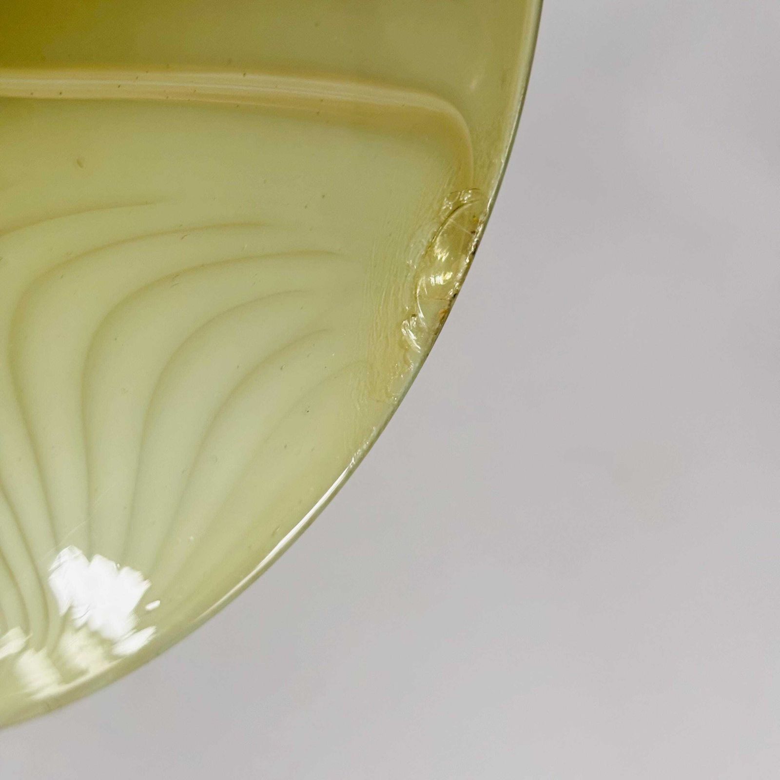 Home Decor Rare 1860s Victorian Opaline Glass Wedding Bell With Clapper  Chip In Glass photo