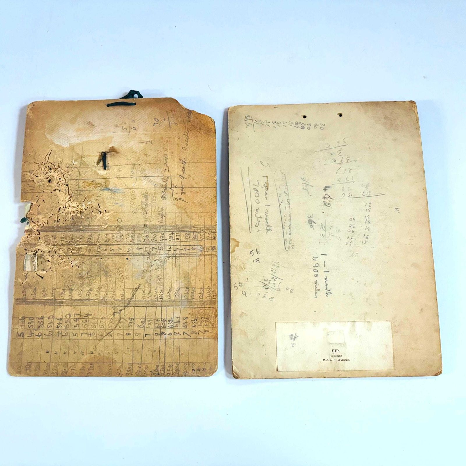 Antique 1930s South London Diaries: Teen Boy's Story, Rare Collector's Pair photo furniture