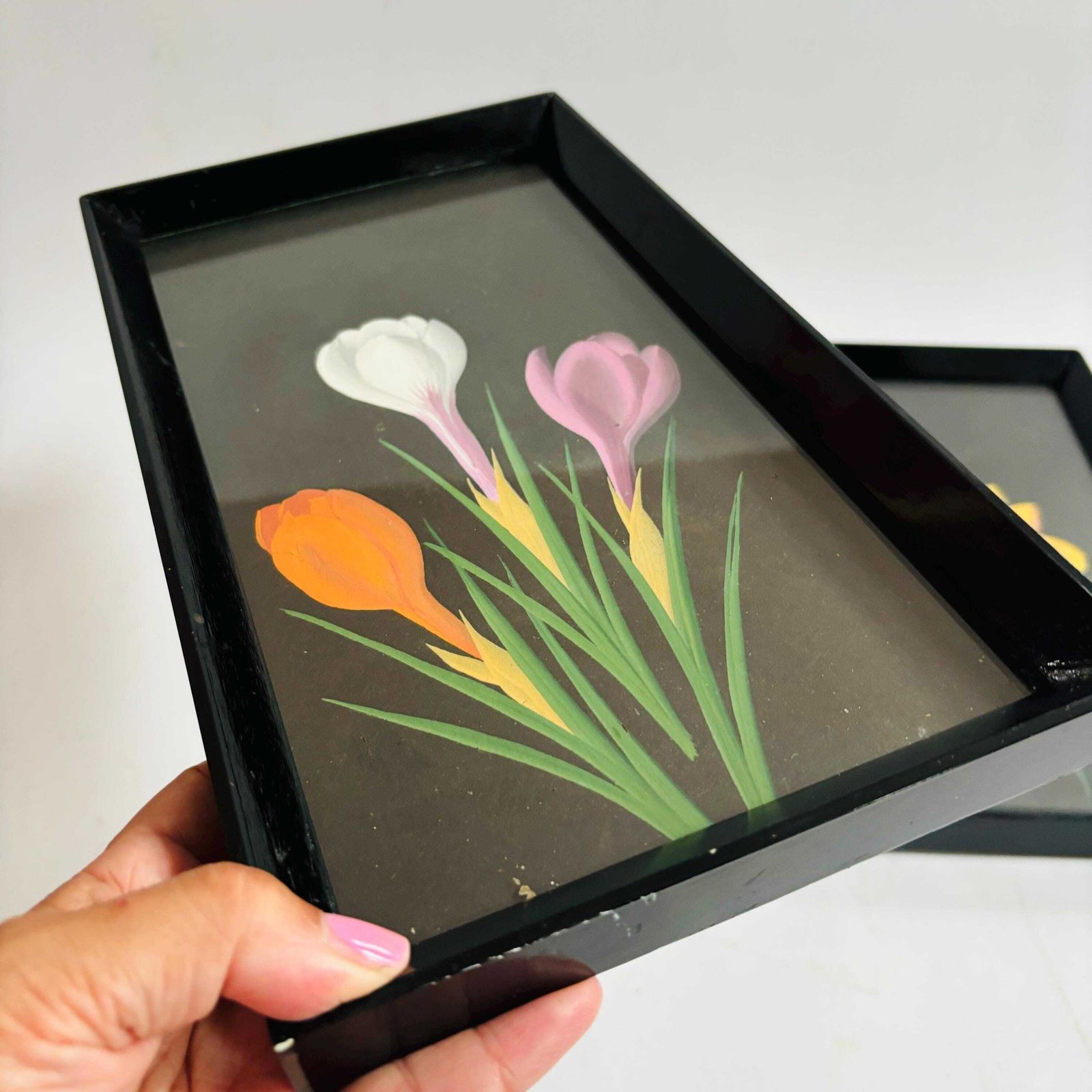 photo furniture Antique Floral Prints: Set Of 4, Italian Mid Century Botanical Art