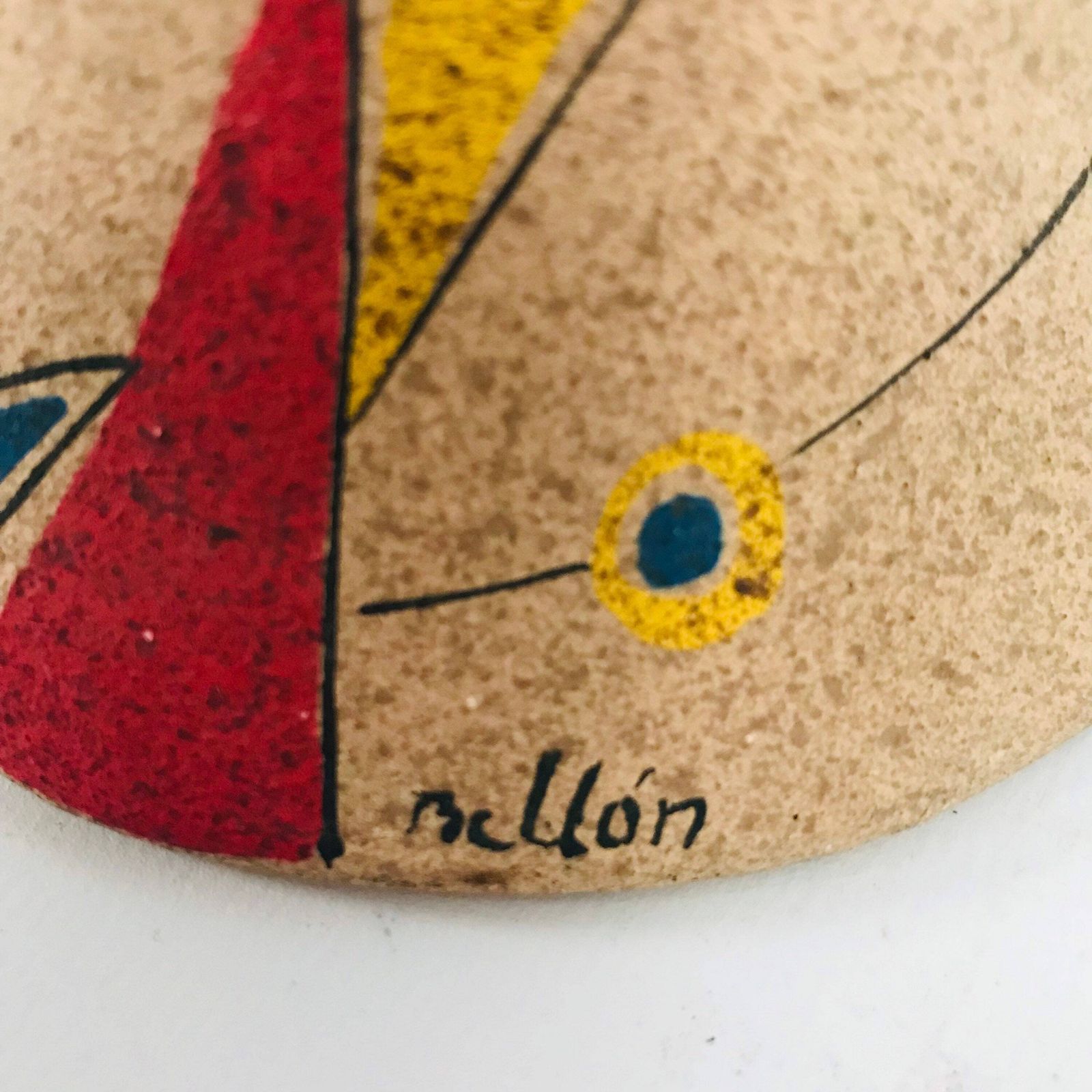 Vintage Bellón Alfareros Pottery Figurine: Spanish Mid Century Modern Art photo furniture