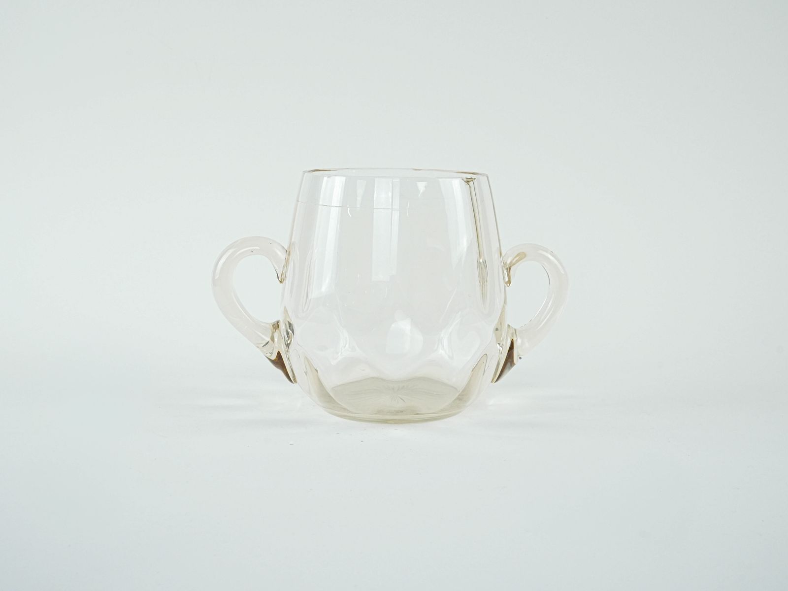 Glass Ice Bucket, Italian Design, 1970s, Made In Italy photo for sale