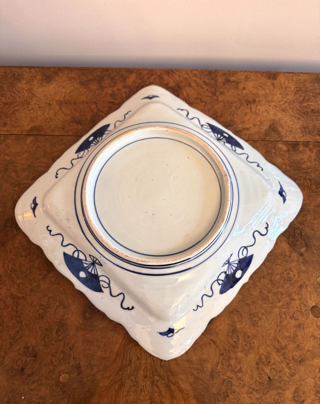 Fantastic Quality Large Antique Japanese Imari Square Plate photo furniture