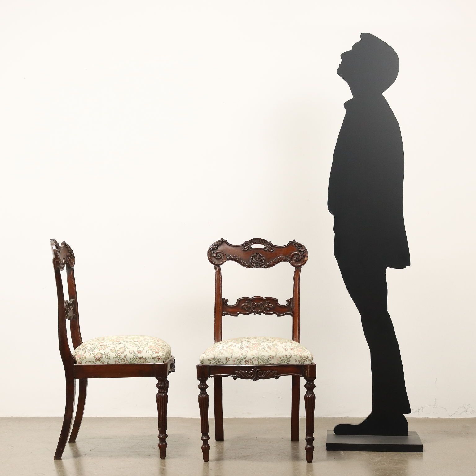 Antique Chairs Restoration Period Carved Mahogany XIX Century photo for sale