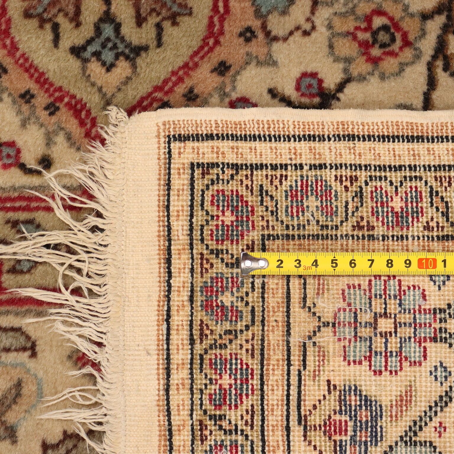 photo furniture Antique Kaisery Carpet Cotton Wool Thin Knot Turkey 90 X 58 In