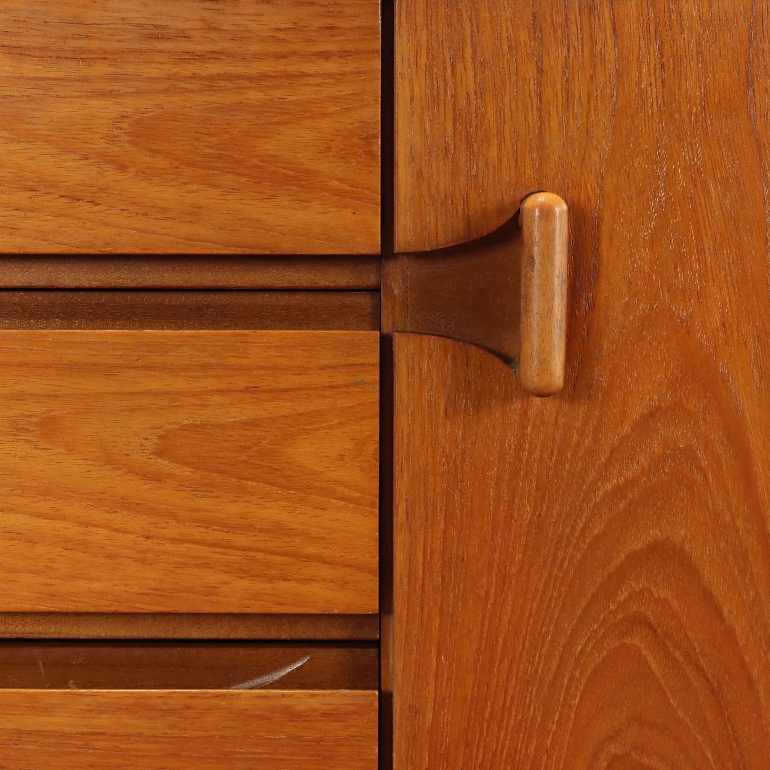 Vintage Sideboard Teak Veneer North European Design 1960s photo buy