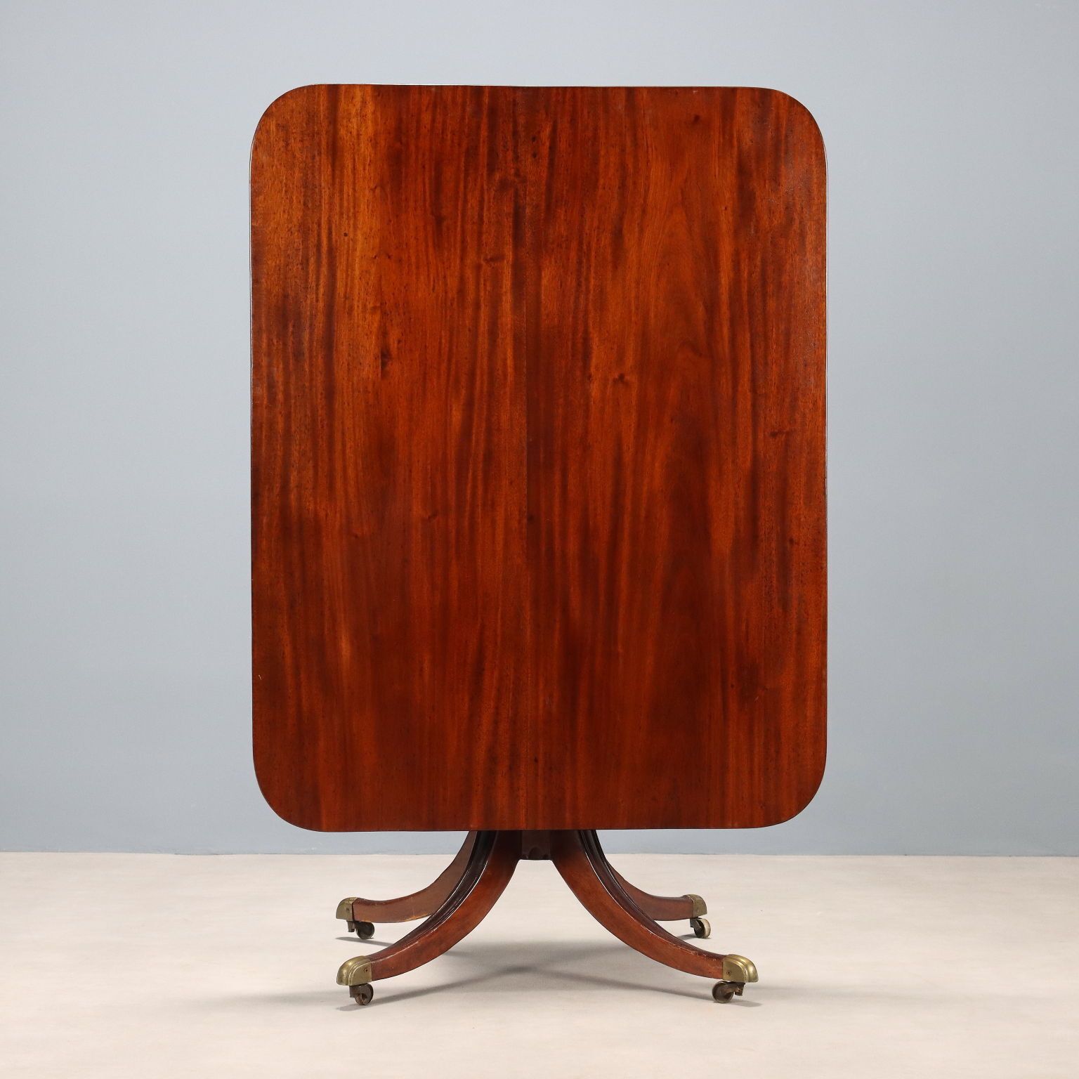 Edwardian Table Mahogany Metal United Kingdom XIX Century photo for sale