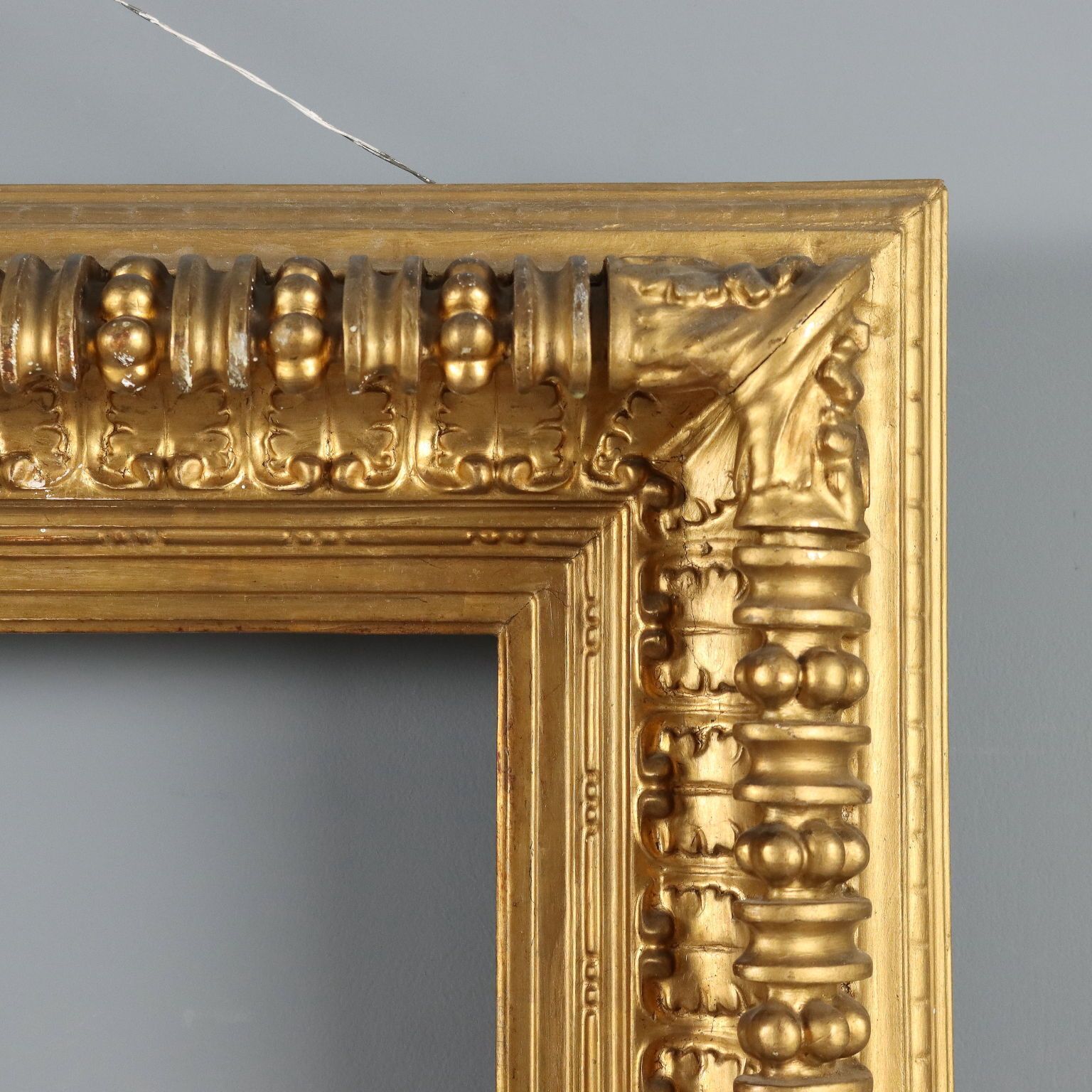 Antique Frame Carved Gilded Wood Italy XIX Century photo Home Decor