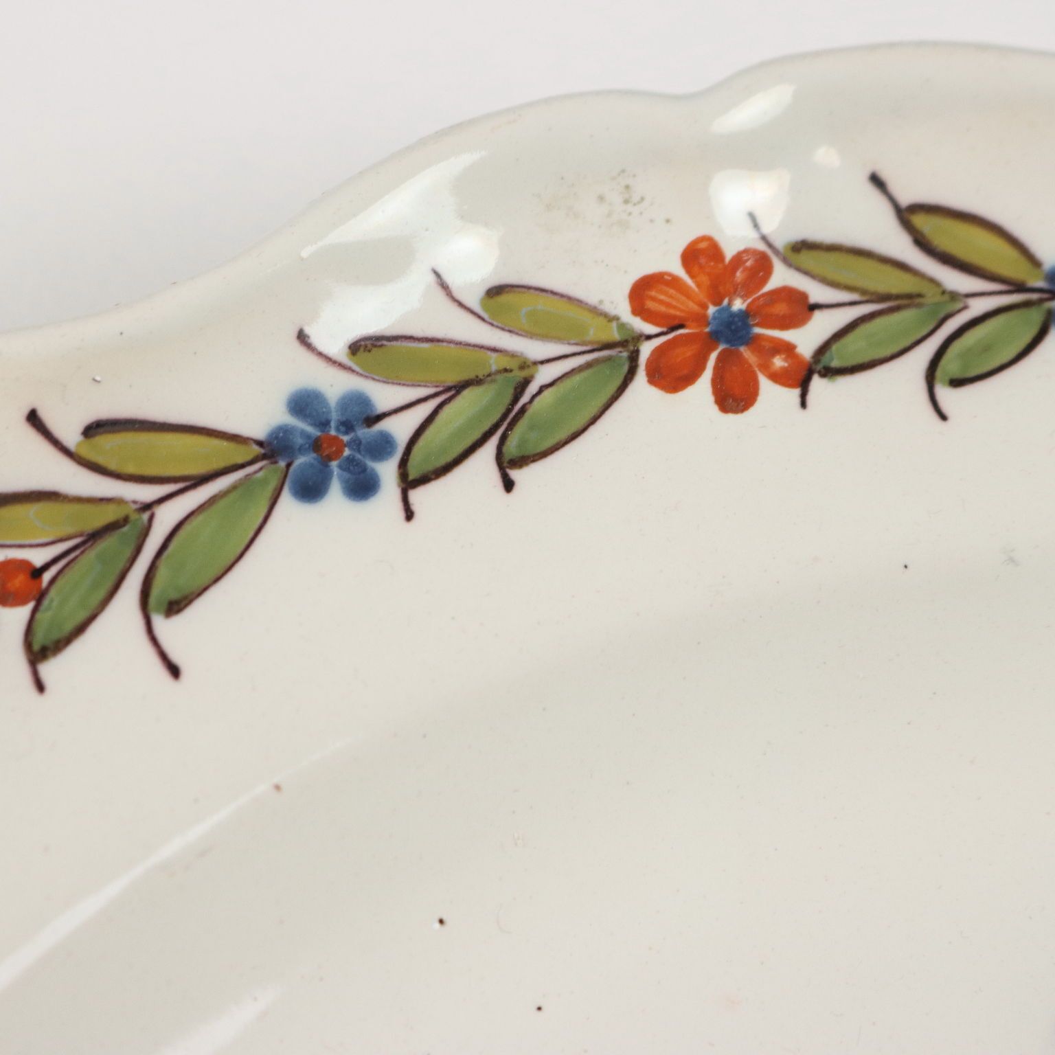 Antique Plate Majolica Manufacture Of Milan Italy Late XVIII Century photo Home Decor
