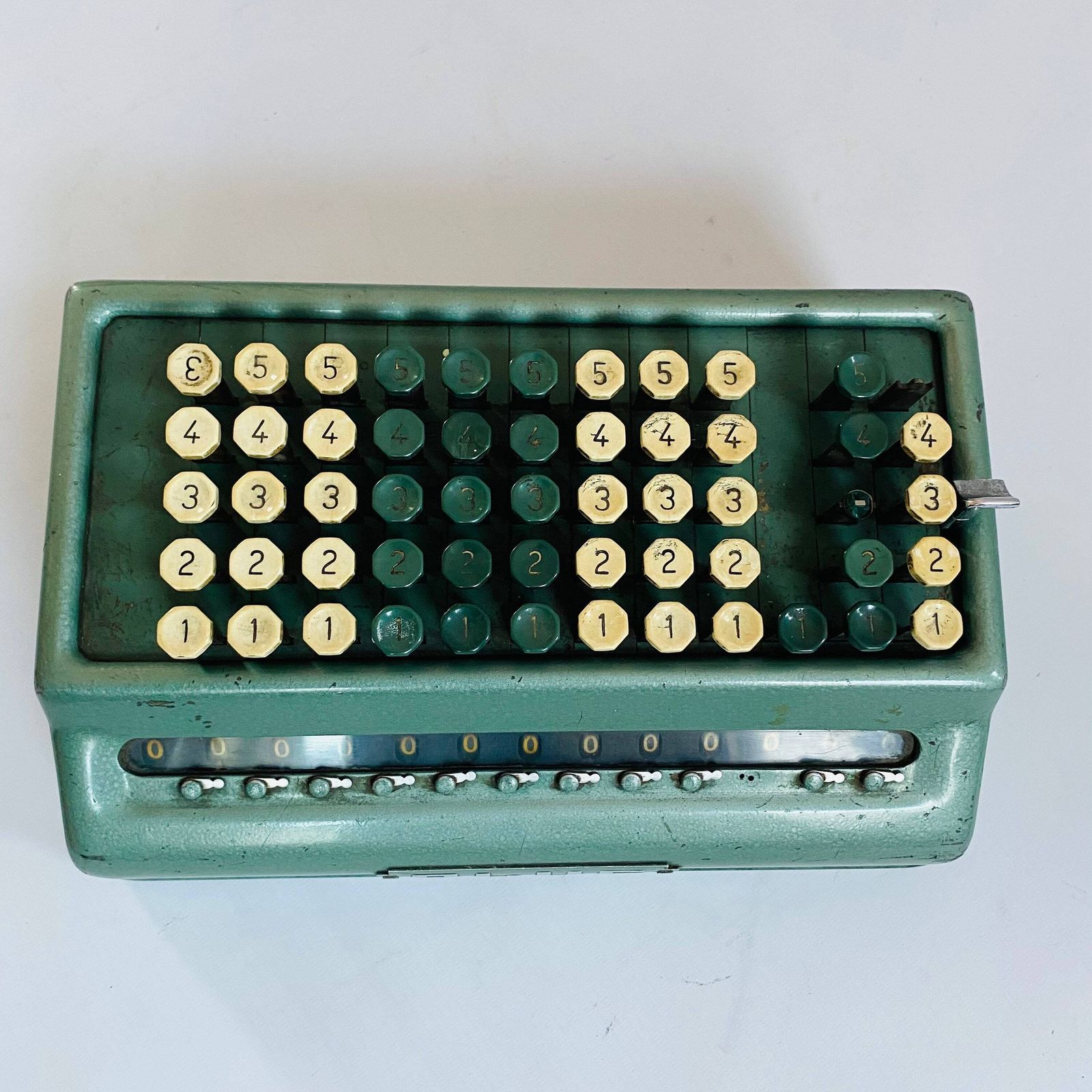 photo for sale Antique Plus Bell Punch Calculator /Mid Century 1950s Accountancy Tool / Antique Calculator Peaky Blinders
