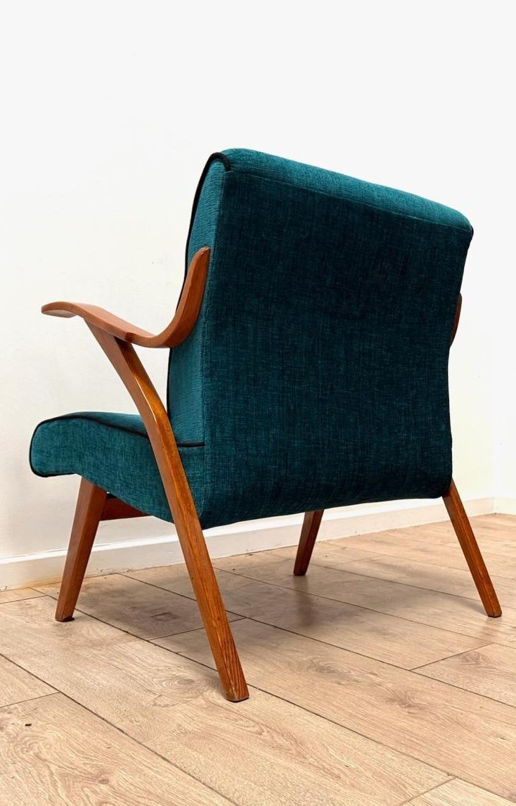 Vintage Italian Gio Ponti Special Style Armchair 1950  Delivery Available 0007. photo vintage