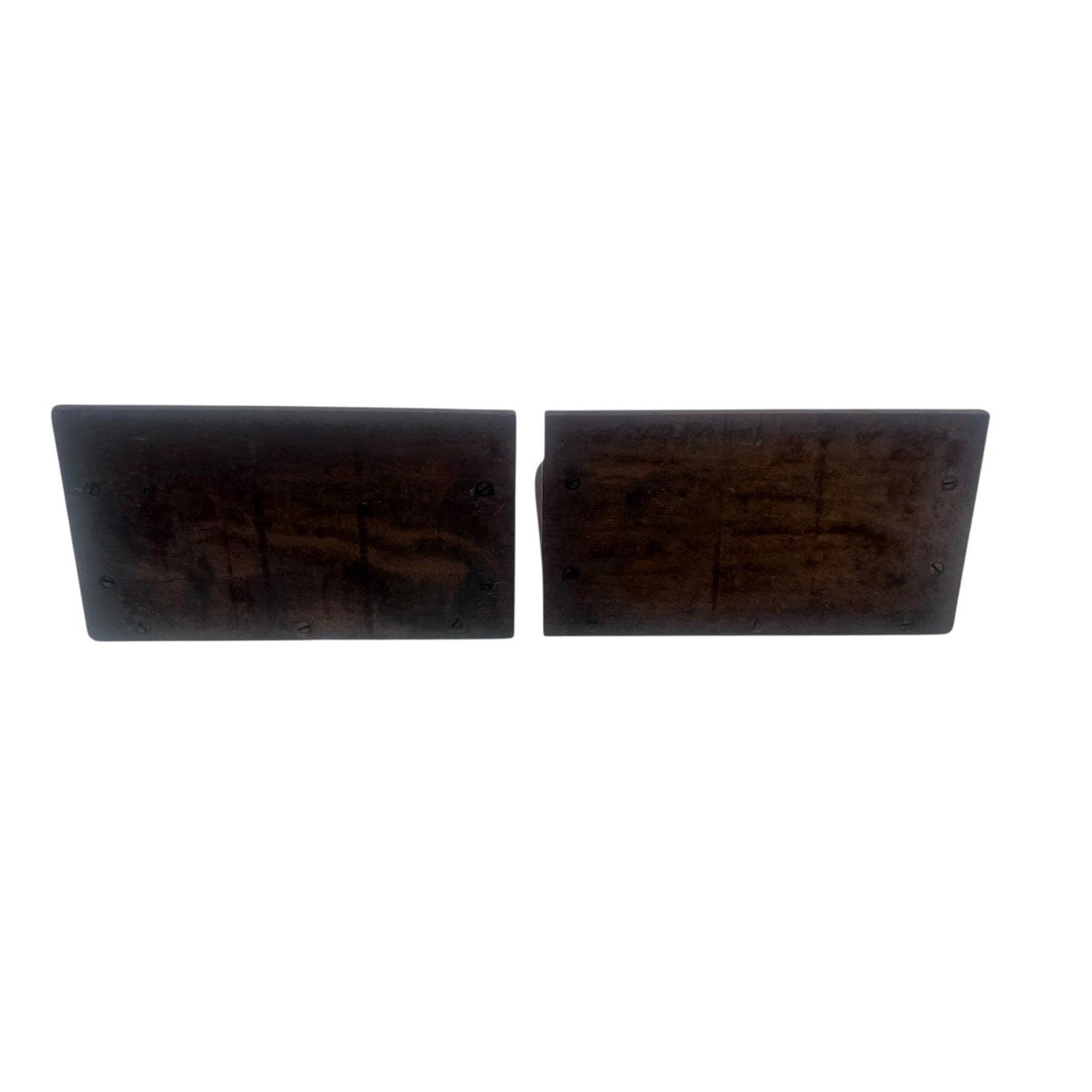 Vintage Pair Of 1940's Small Oak Plinths   Shelves   Display   Wall Hanging   Table Mounted   Home Decor photo vinterior