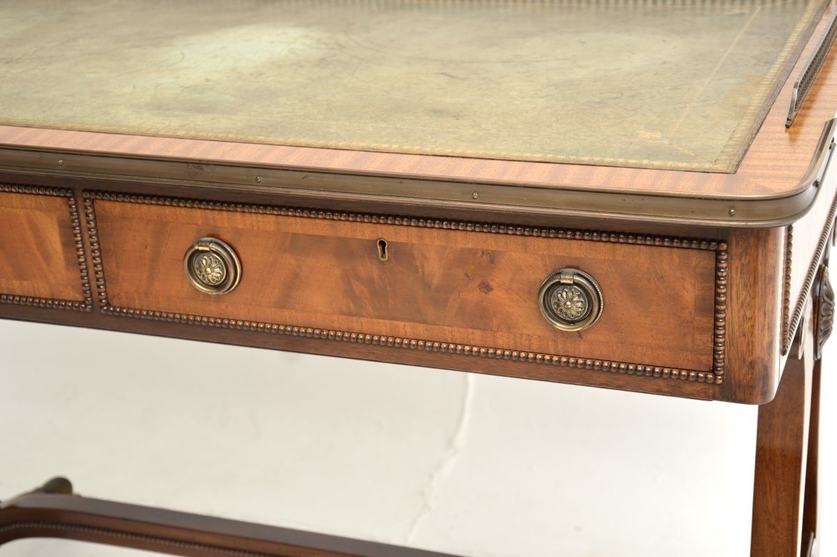 Antique Regency Style Mahogany Leather Top Desk / Writing Table photo 2275.0