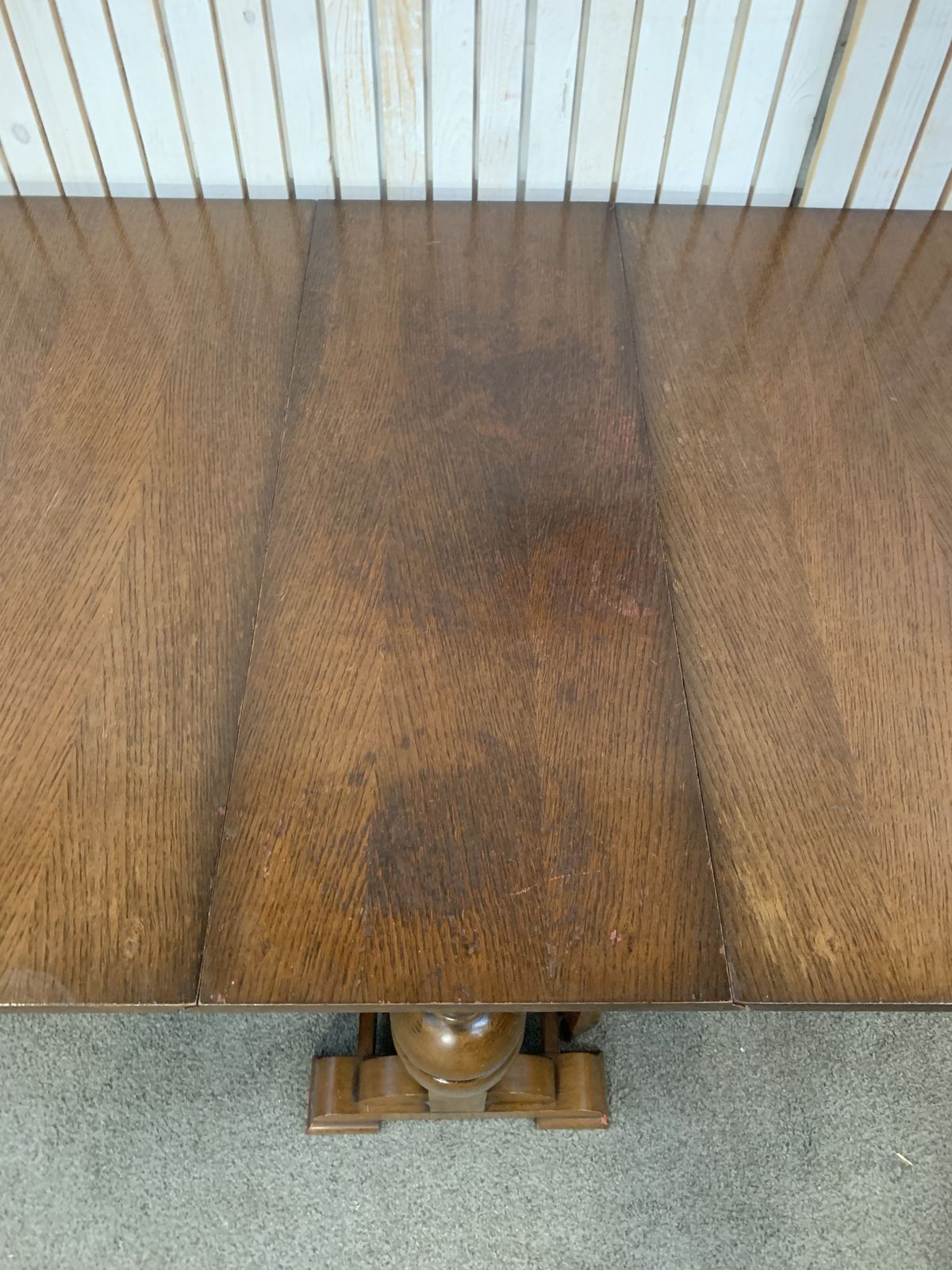 Vintage Drop Leaf Dining Table J. Heap & Co Solid Wood Extendable photo vintage