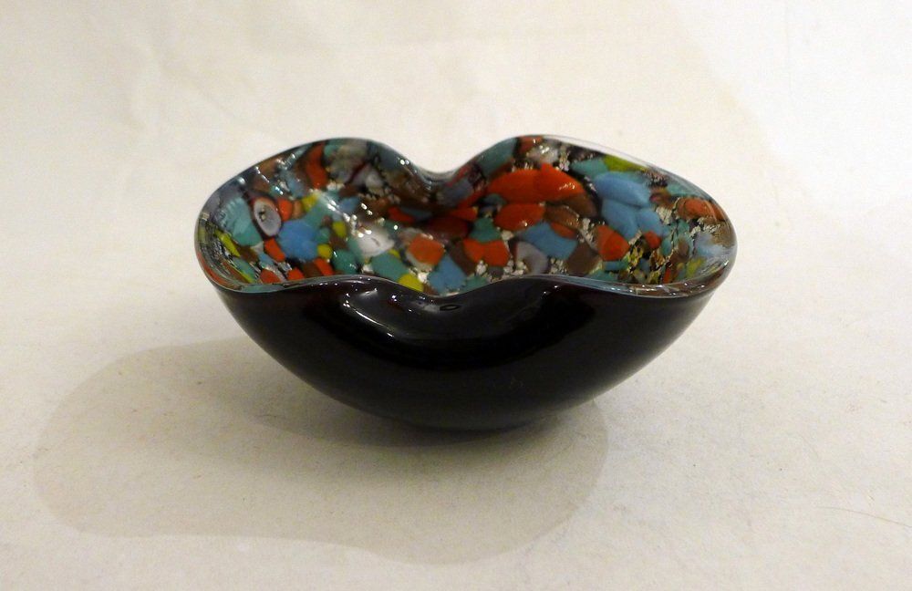 Confetti Ashtray In Blown Murano Glass, 1950s photo Home Decor