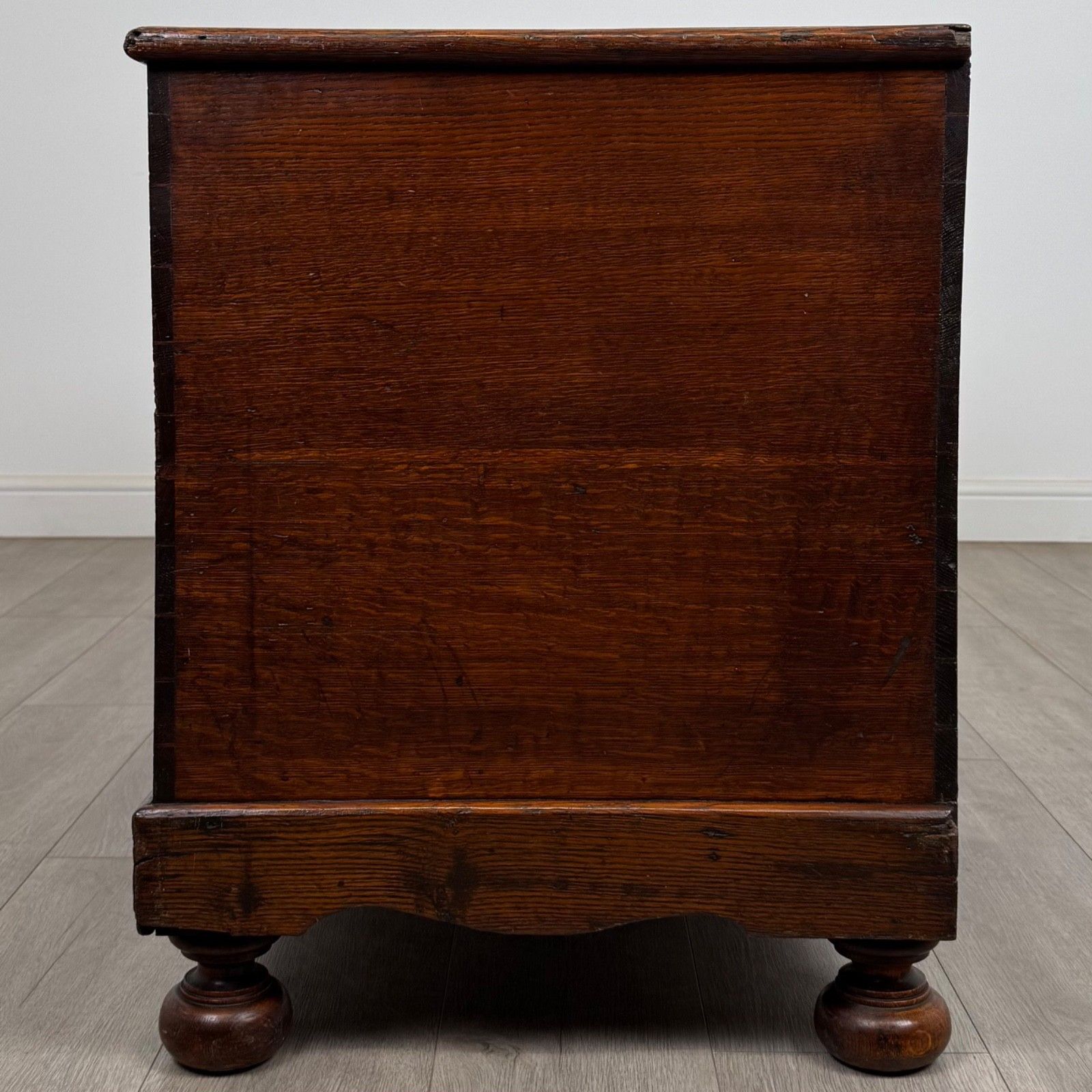 Antique 19th Century Fine Quality Coffer / Blanket Box In Oak photo for sale