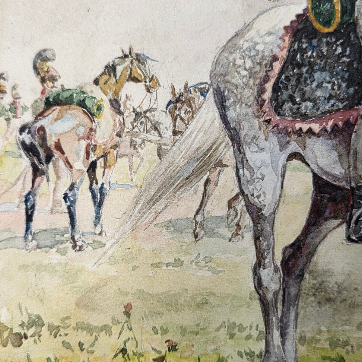 Georges Toumasov (XXe siècle) Paire d'aquarelles napoléoniennes. photo buy