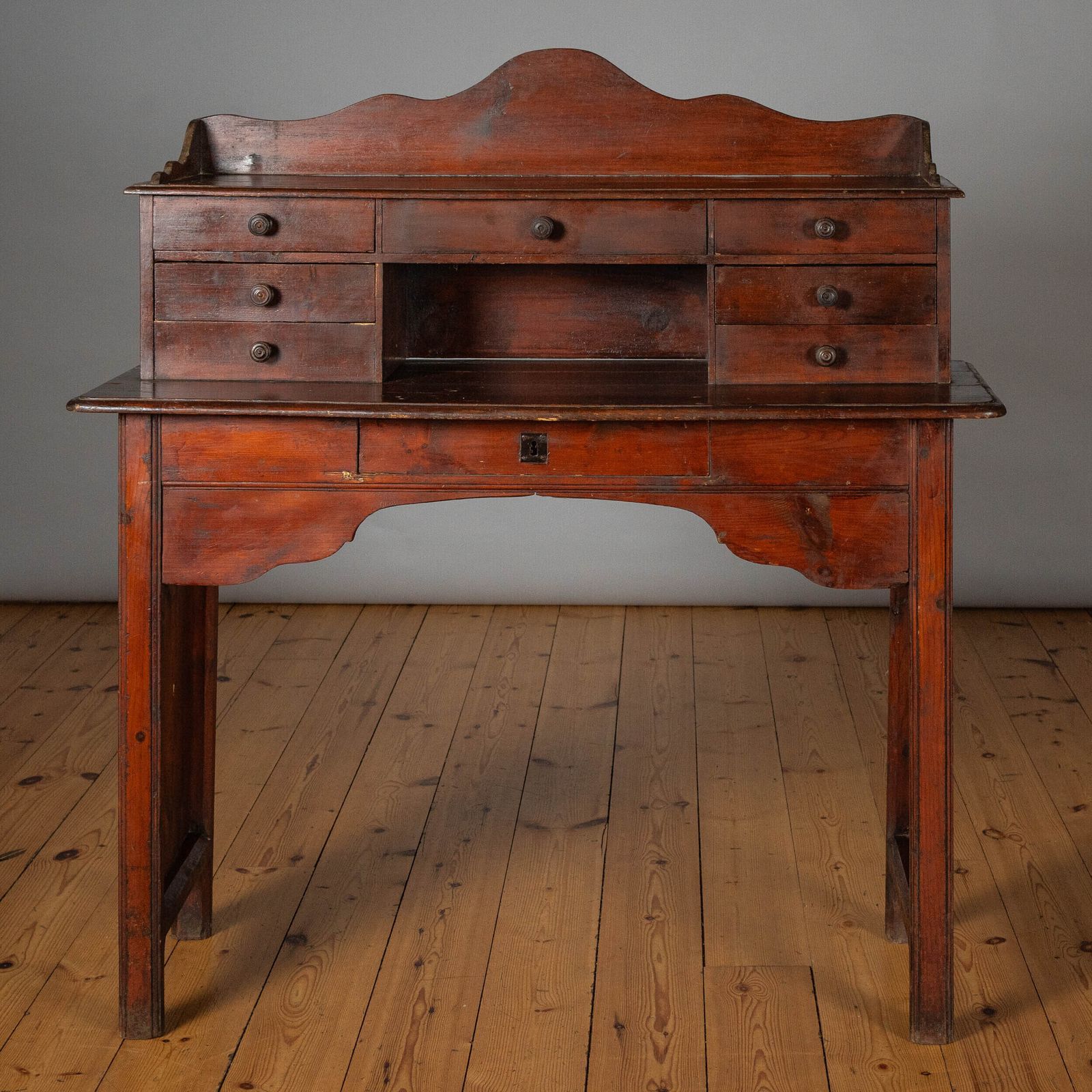 Large 19th Century French Fruitwood Writing Desk photo 1095.0