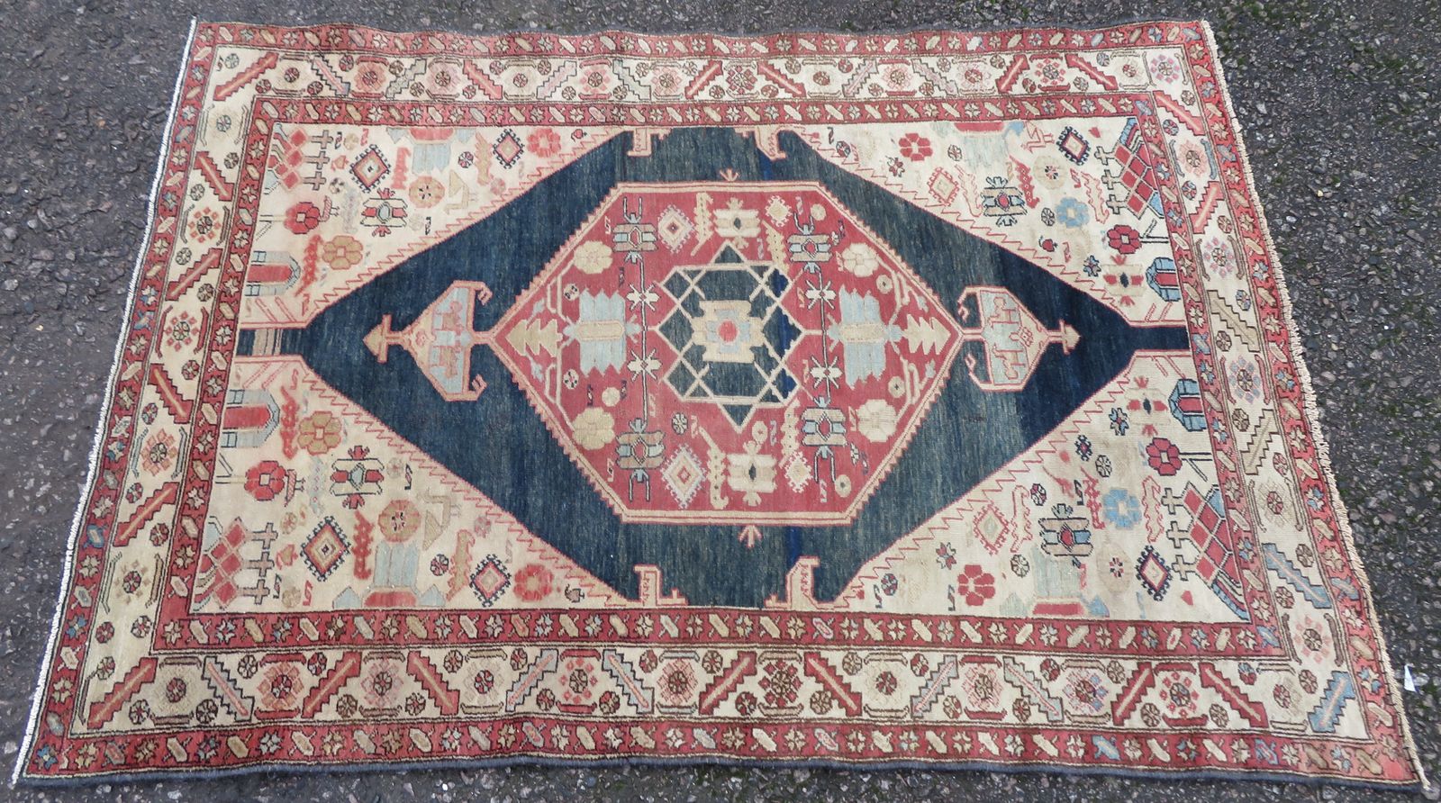 Antique Bakshaish Village Rug. 175cm X 130cm. photo furniture