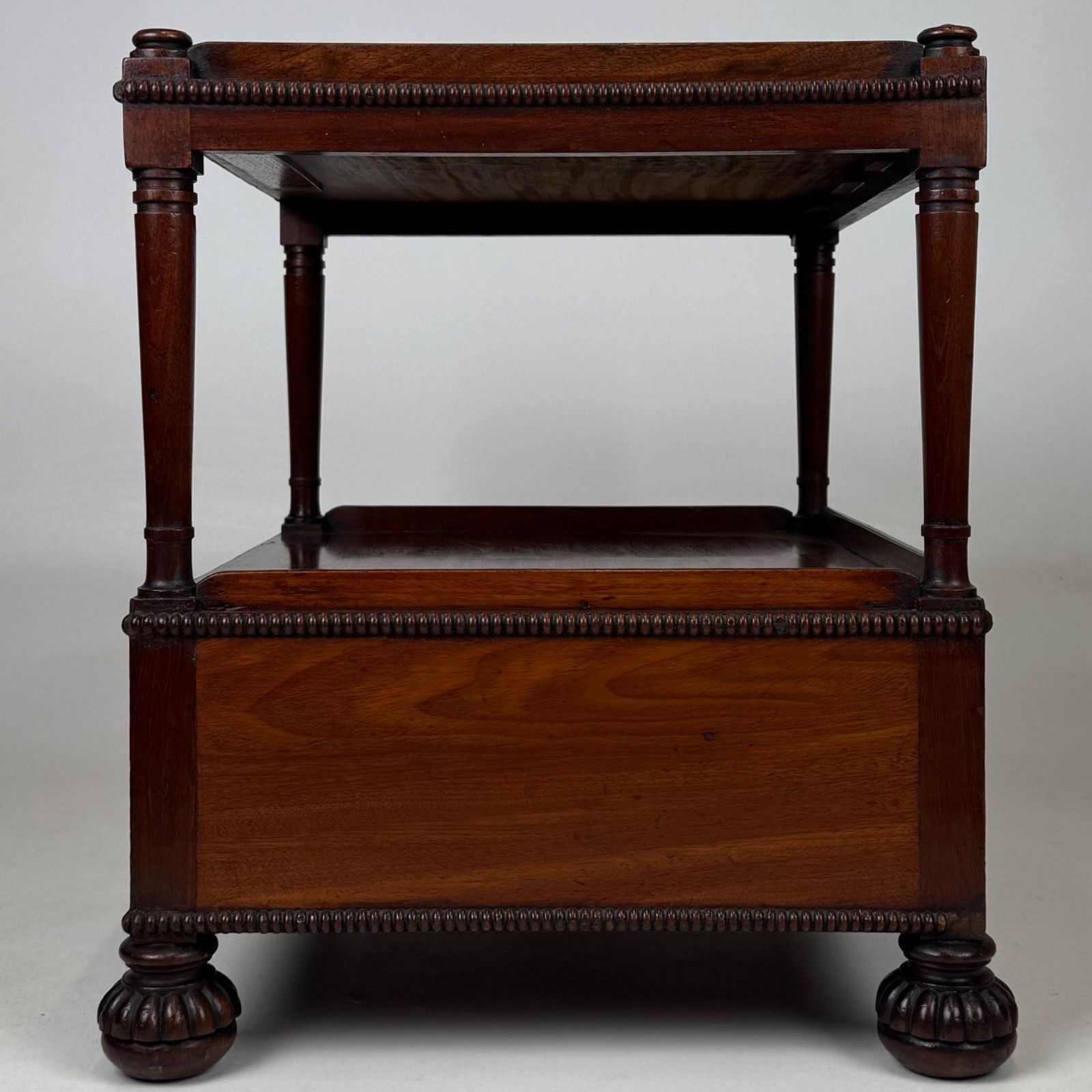 Antique 19th Century Small Regency Cabinet In Mahogany photo for sale