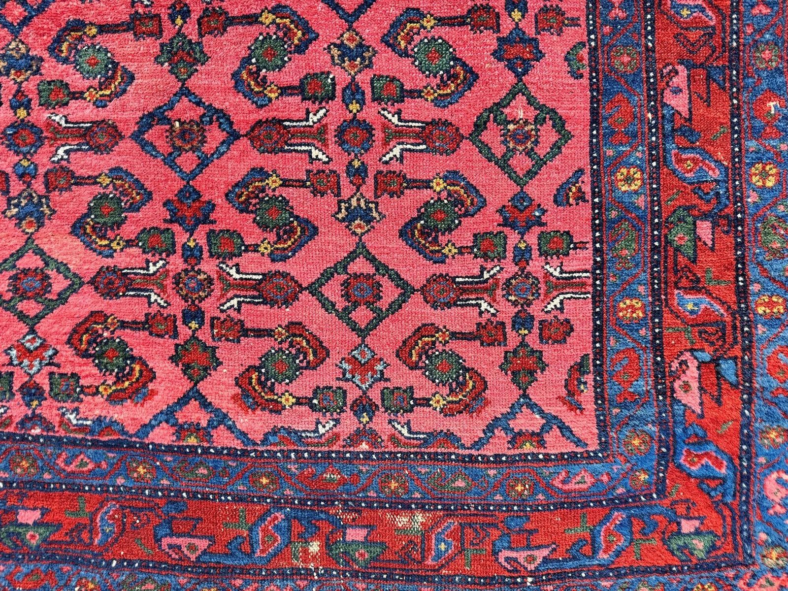 Antique Hamadan Rug 1.53m X 1.03m photo buy