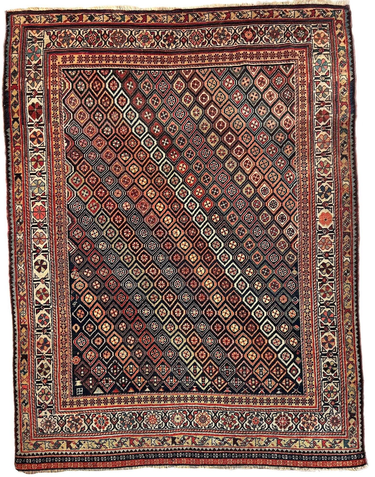 Antique Tribal Qashqai Rug 1.81m X 1.38m