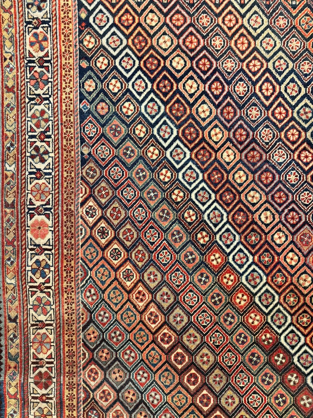 photo vinterior Antique Tribal Qashqai Rug 1.81m X 1.38m