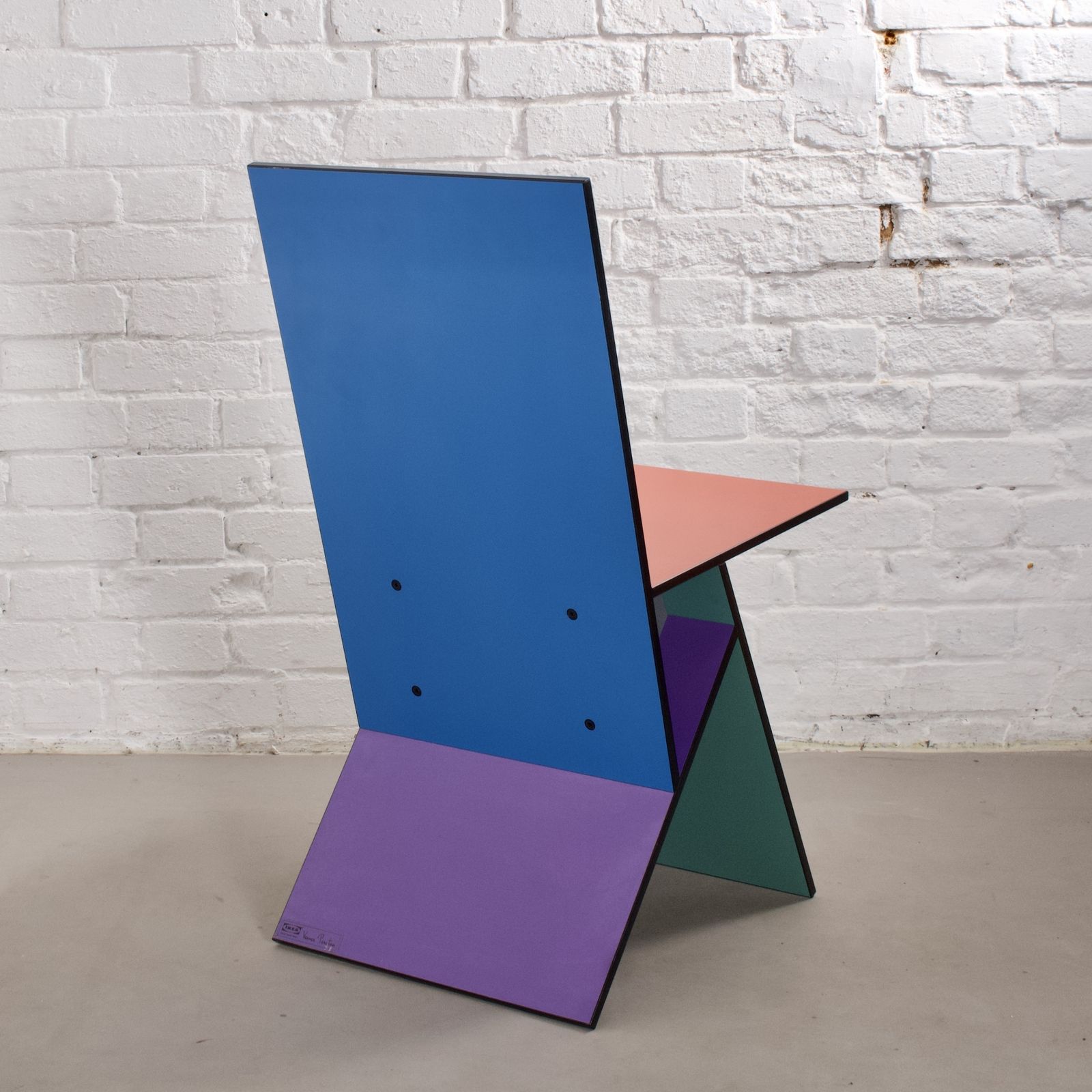 photo furniture Vintage Swedish Vilbert Chair By Verner Panton For Ikea, 1990s