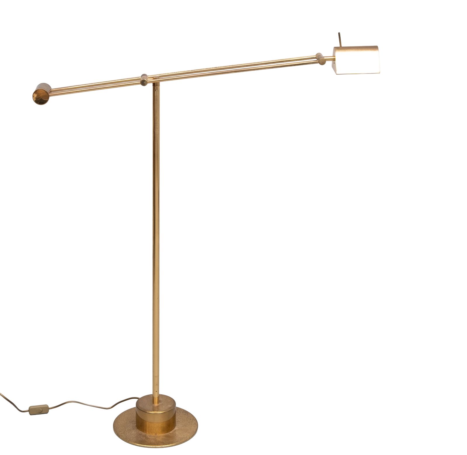 Hillebrand Messing Contragewicht Vloerlamp, Jaren 1980, Duitsland photo buy