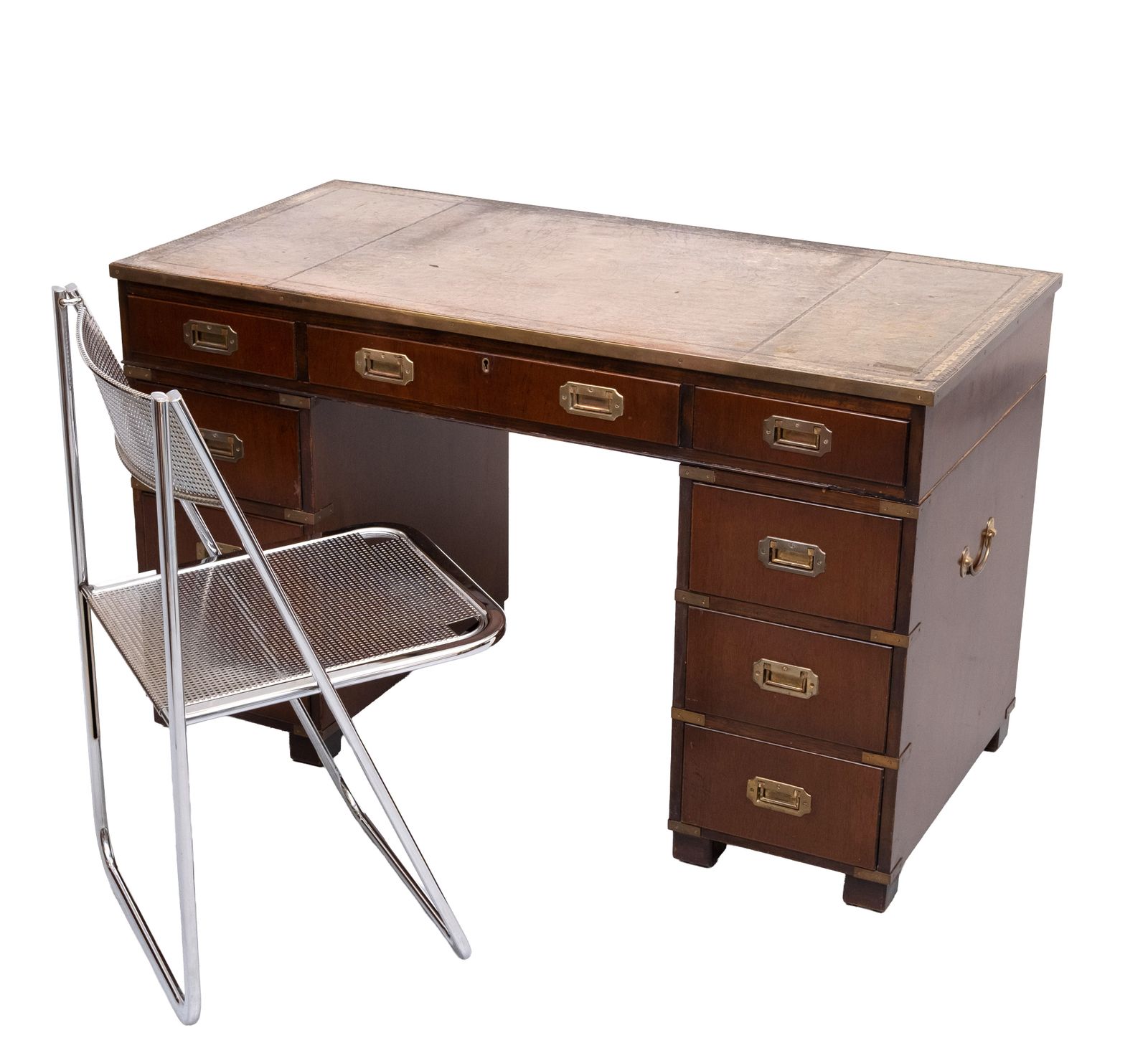 Mahogany Campaign Desk By N. Norton Ltd England photo Furniture