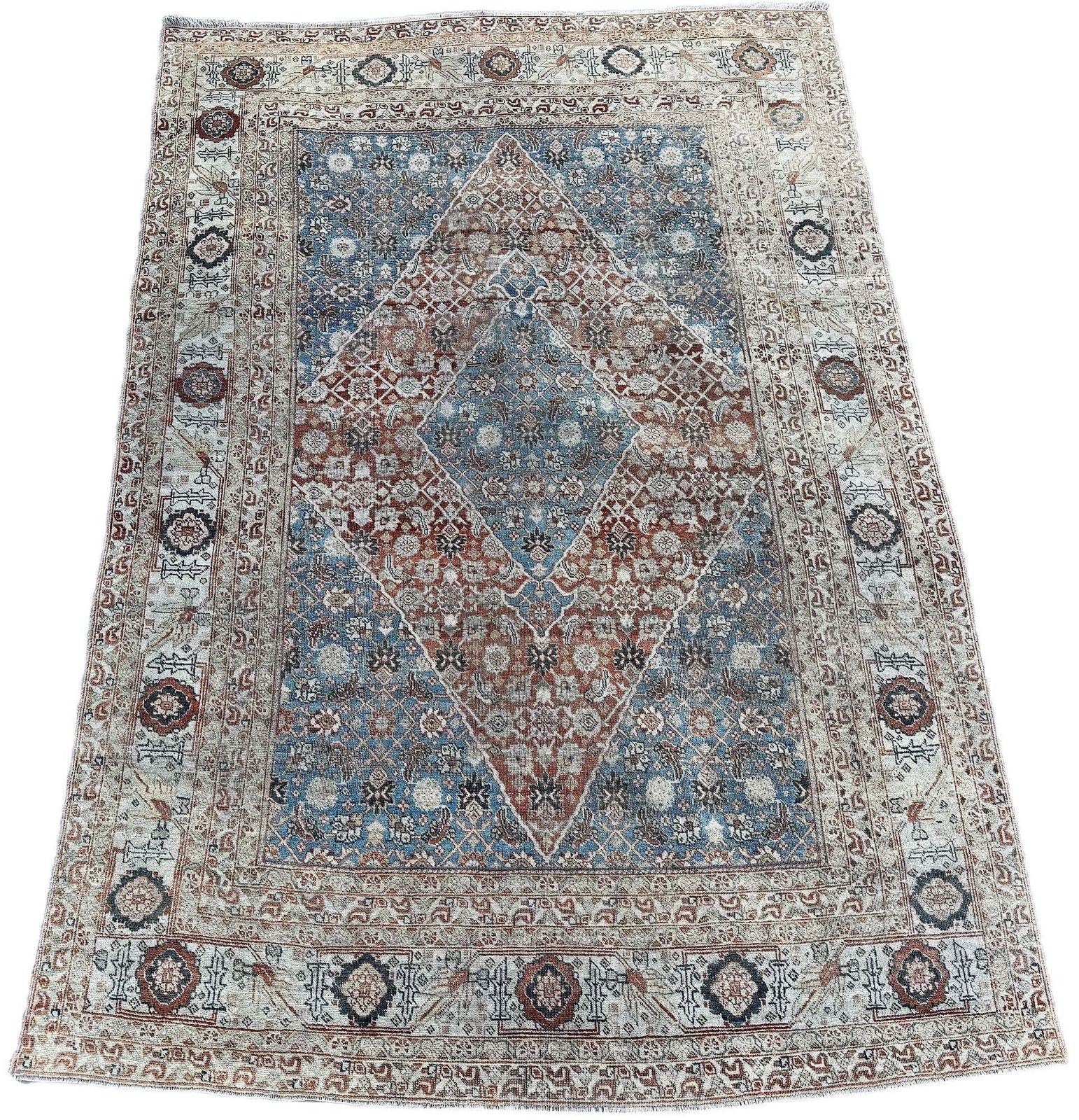 Antique Tabriz Rug 1.68m X 1.16m photo furniture
