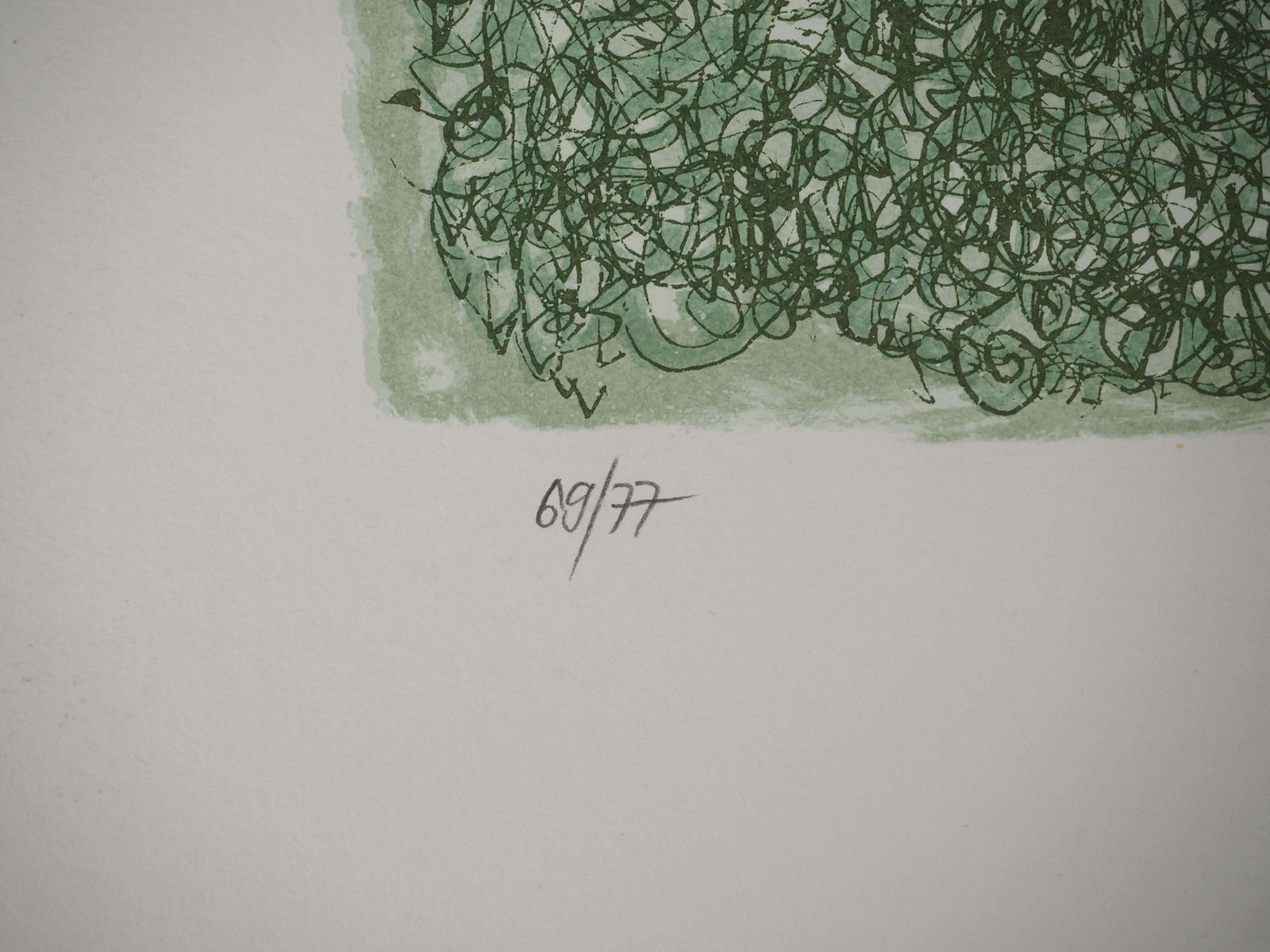 Mark Tobeymark Tobey : Spring Garden, Original Signed Screenprint1976 photo vinterior