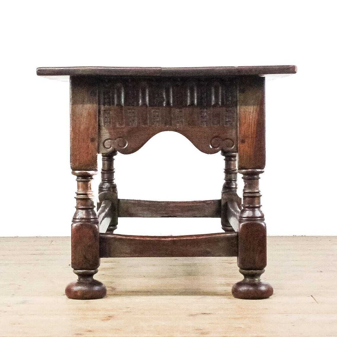 Early 20th Century Oak Coffee Table  Coffee Tables  Antique Furniture  Antique Side Table photo for sale